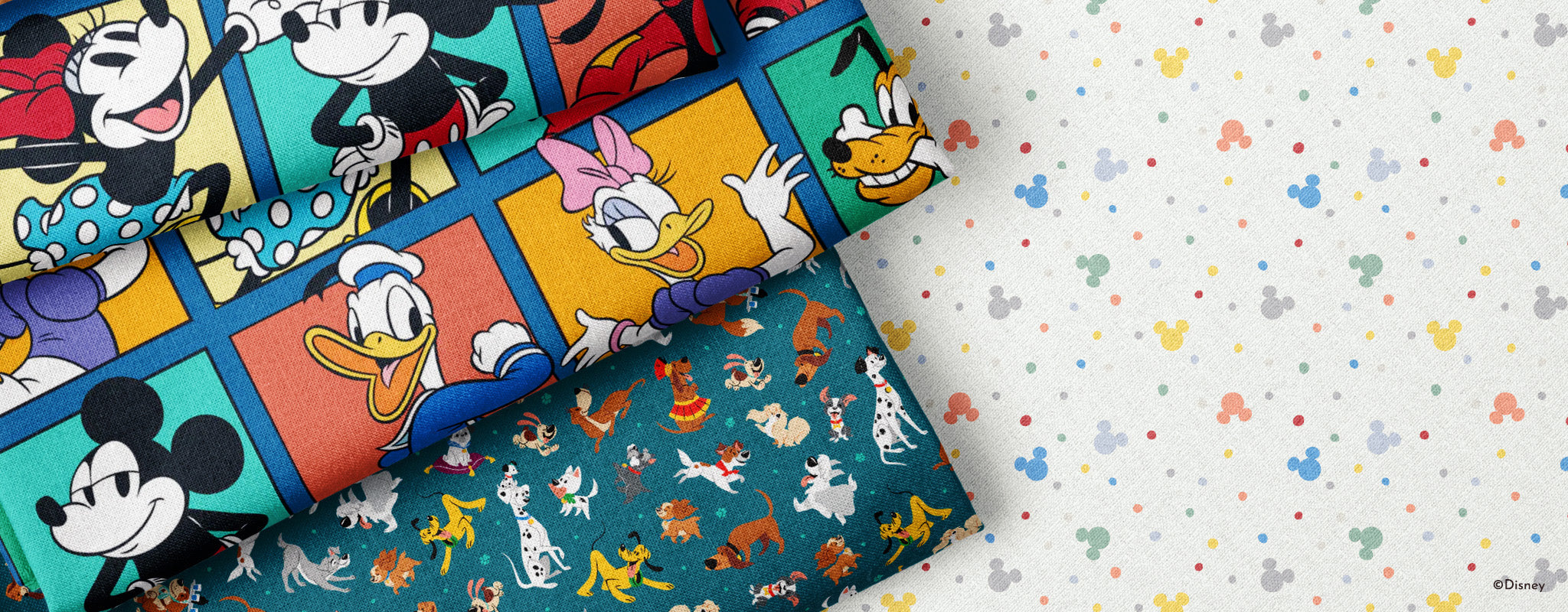 Disney Mickey and Friends Fabric
