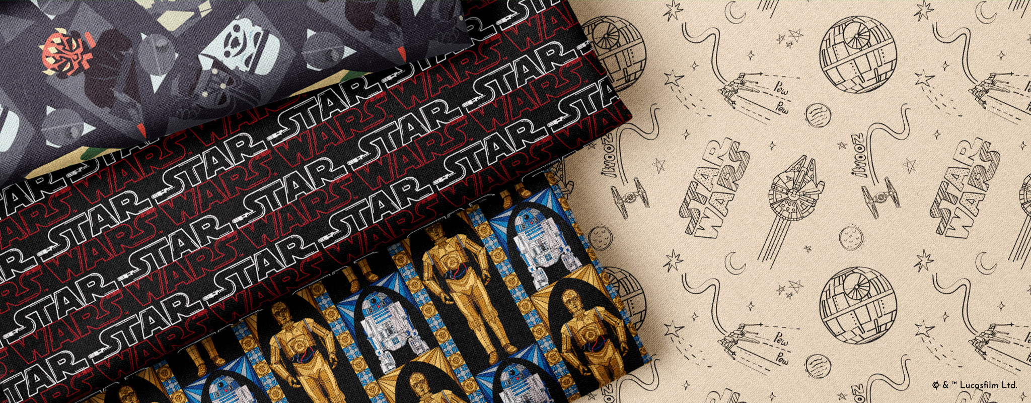 The STAR WARS™ Fabrics Collection