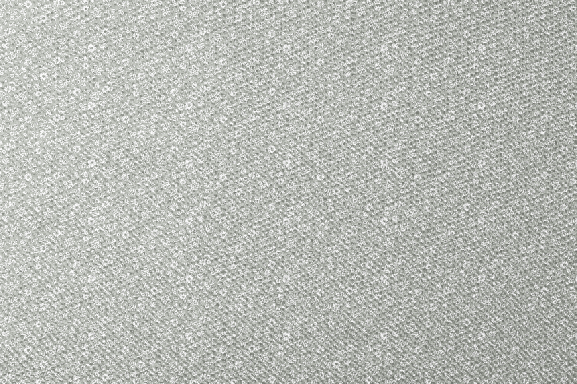 White vintage-style bird and floral silhouettes on a soft gray background. designs flat mockup