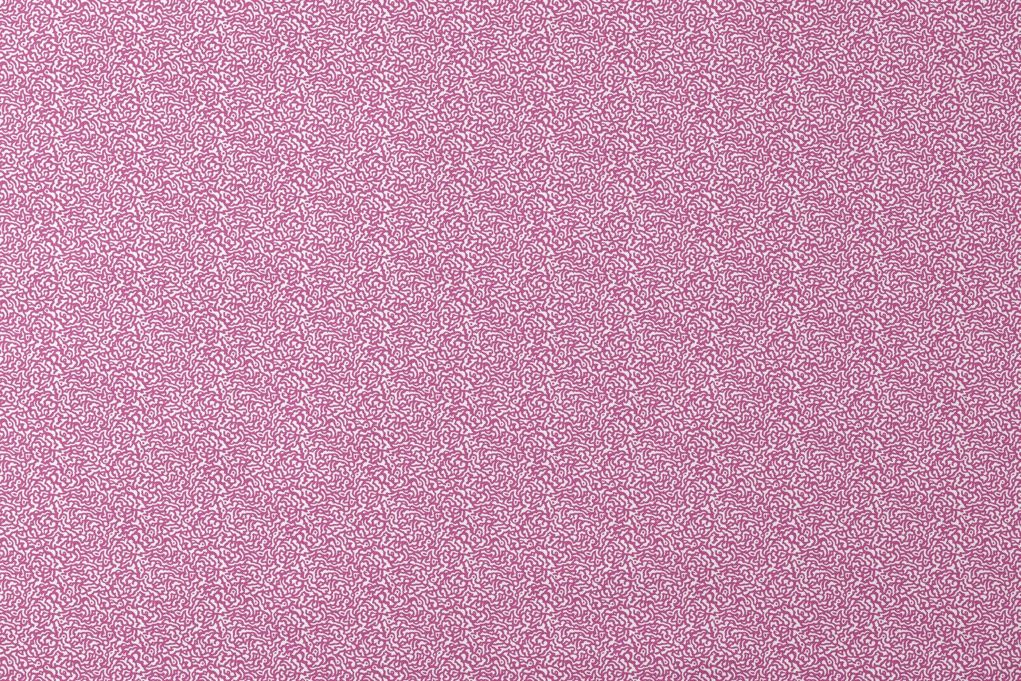 Intricate magenta squiggly pattern on white background resembling organic coral-like shapes designs flat mockup