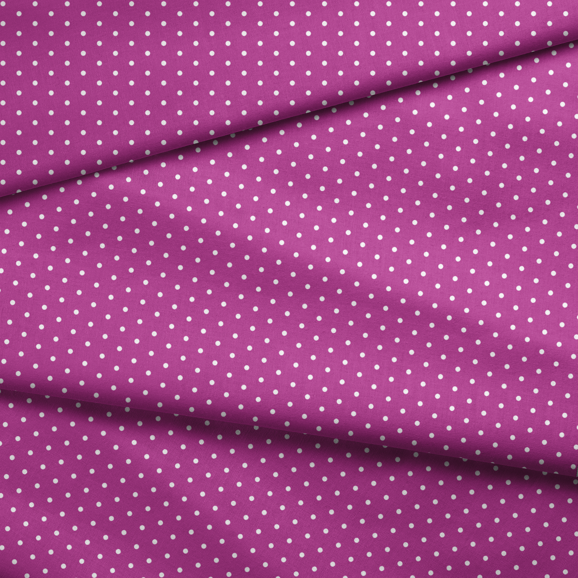Two white circles on a purple background fabric fold mockup