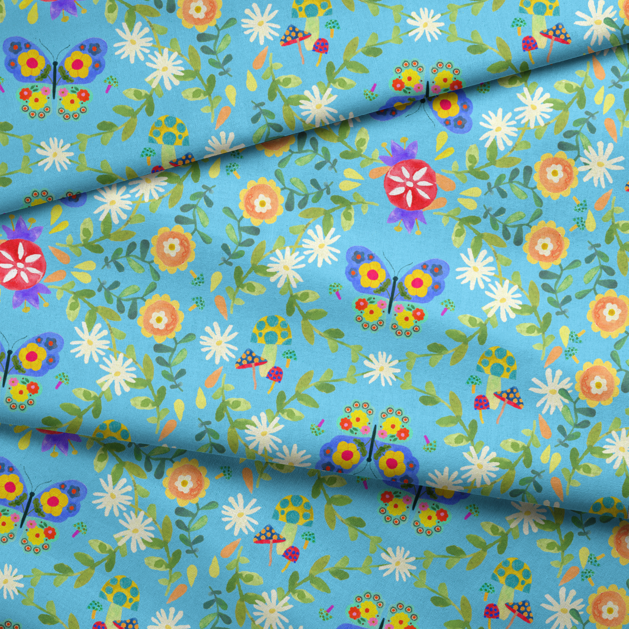 fabric fold mockup