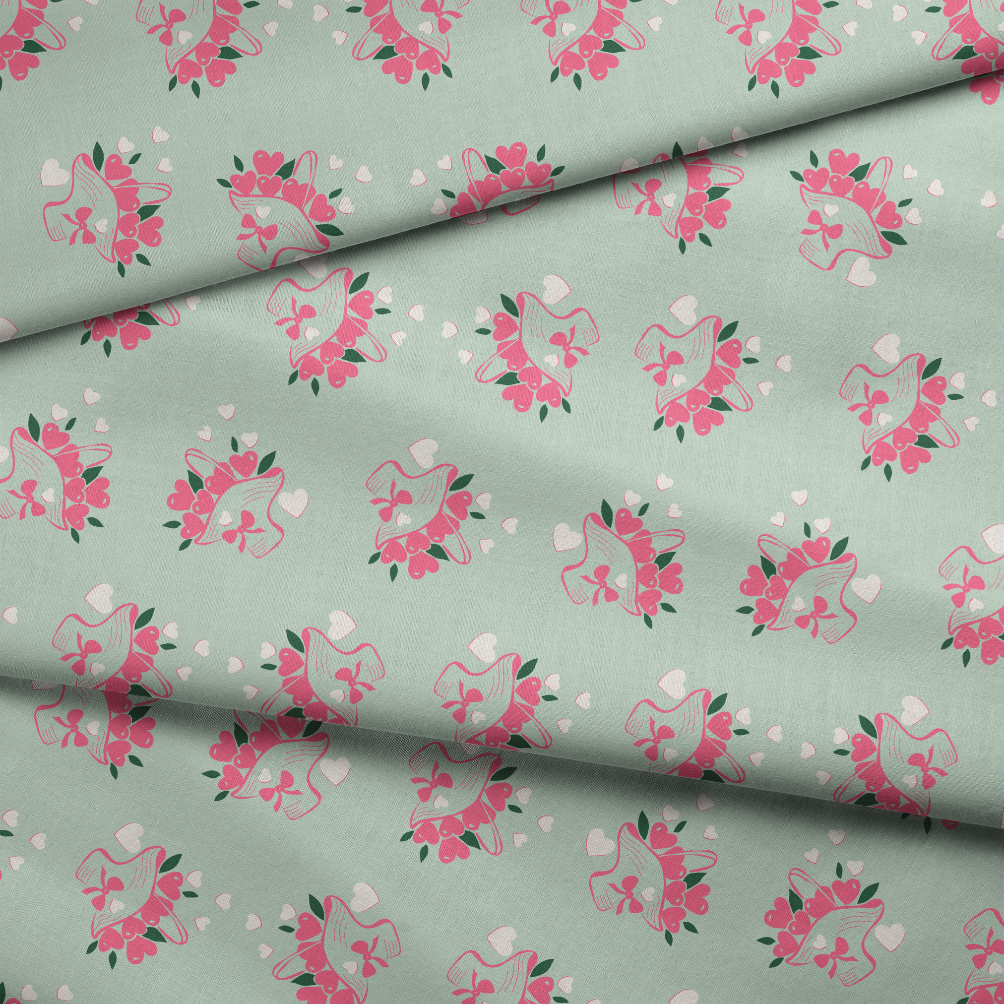 fabric fold mockup
