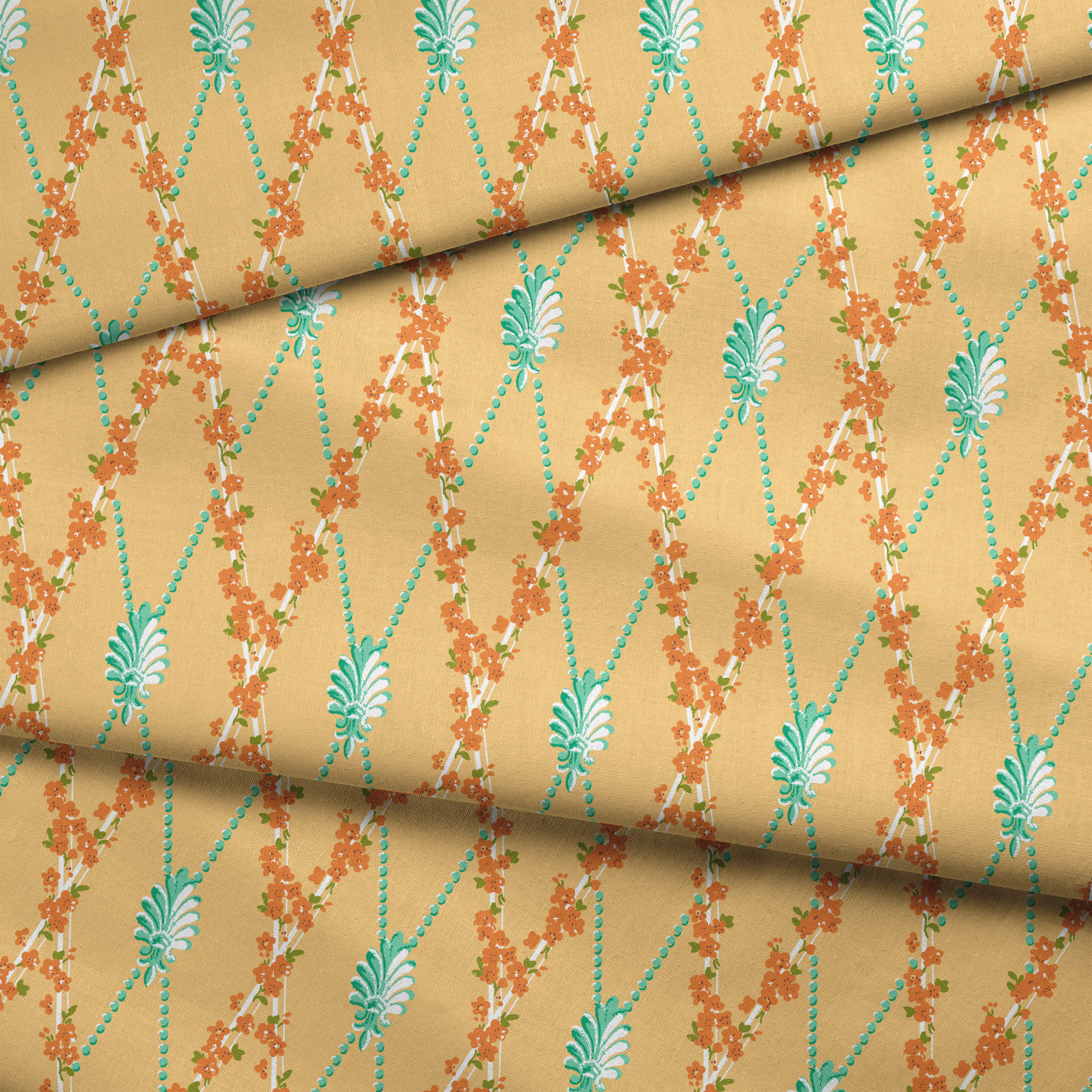fabric fold mockup
