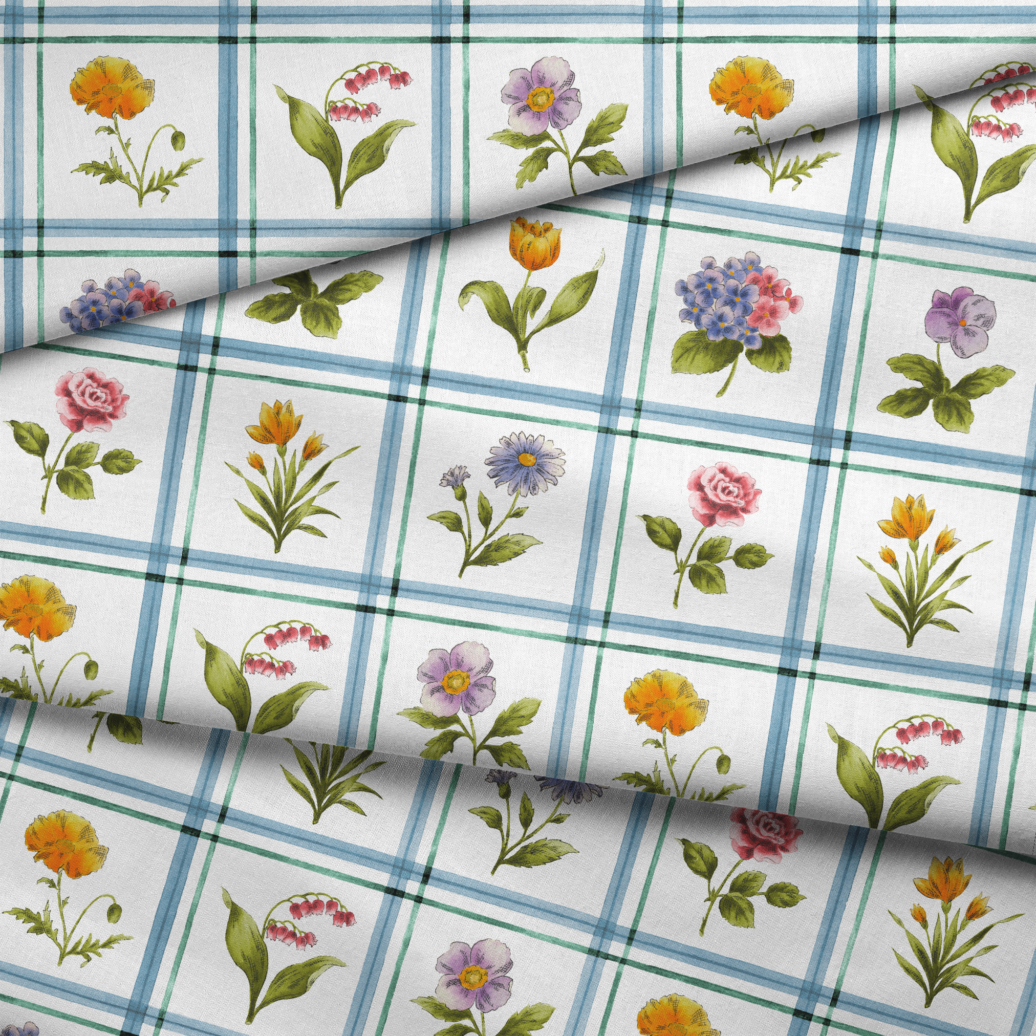 fabric fold mockup