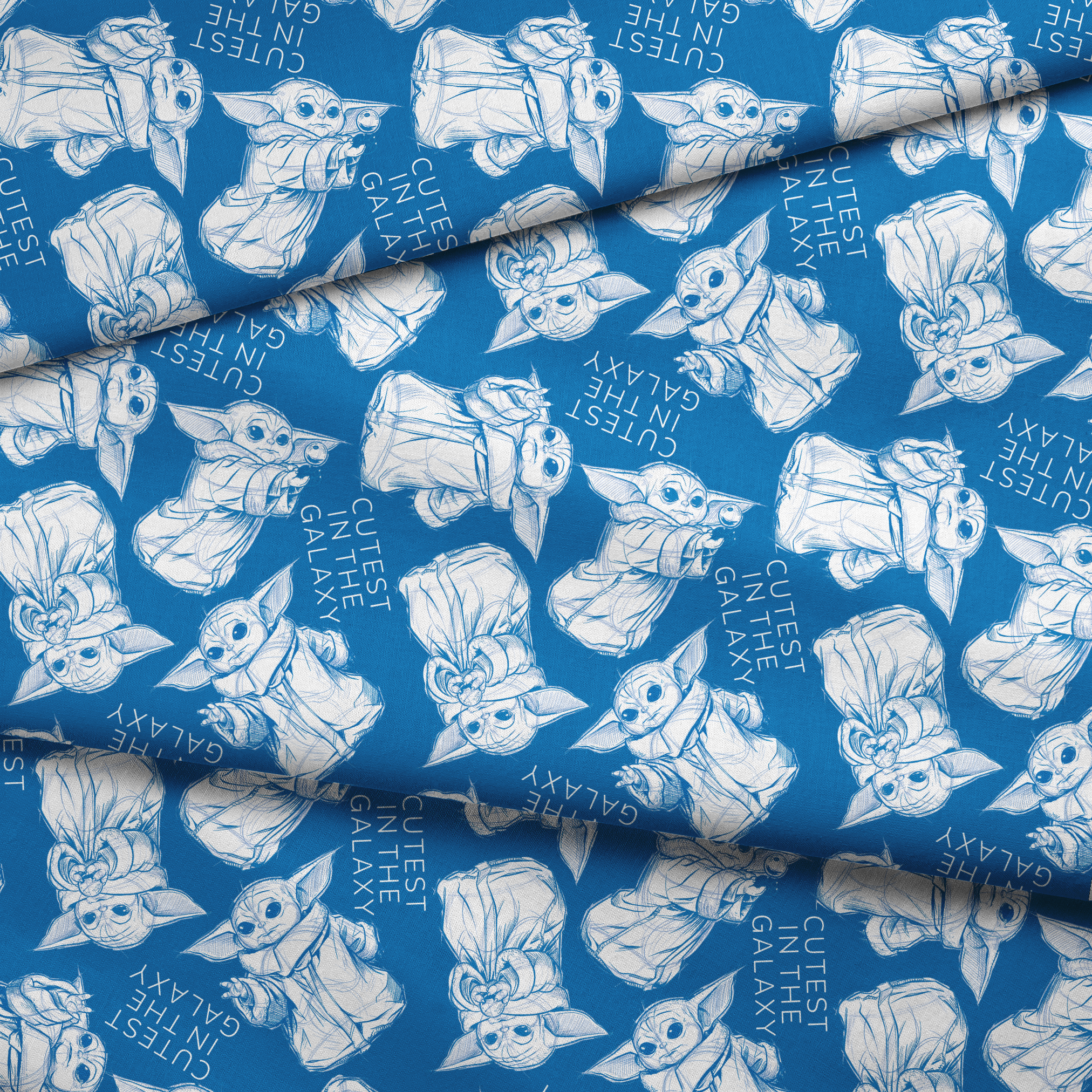 fabric fold mockup