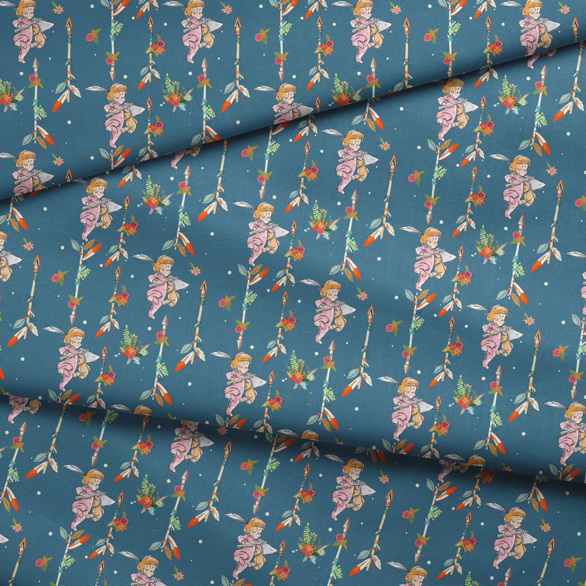fabric fold mockup