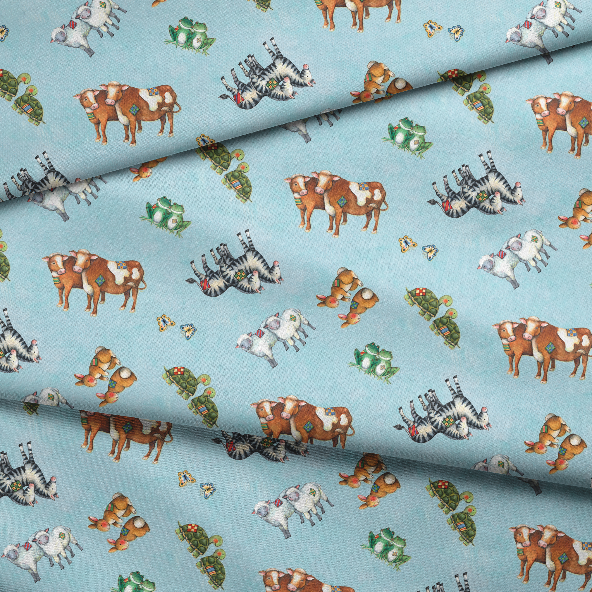 fabric fold mockup
