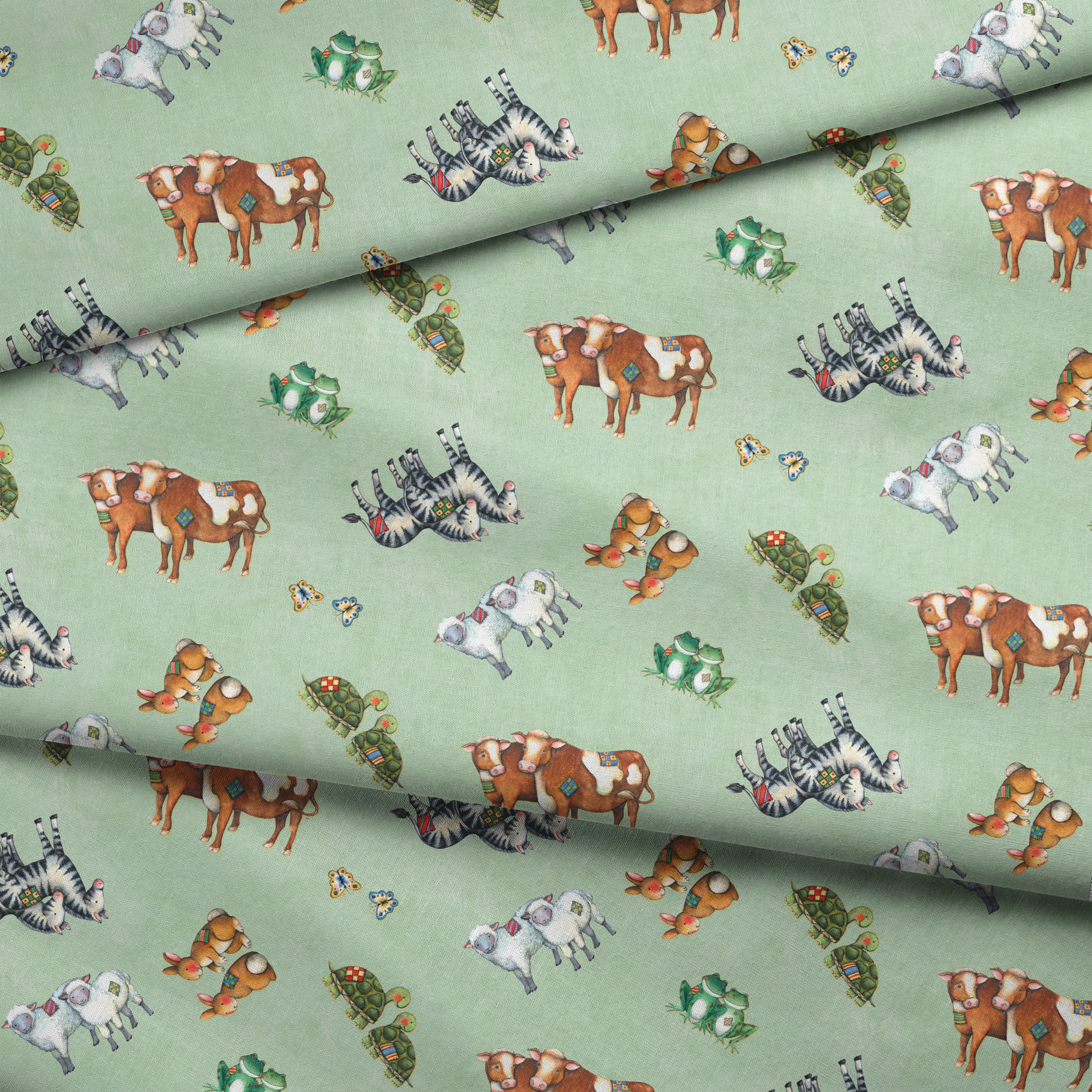 fabric fold mockup