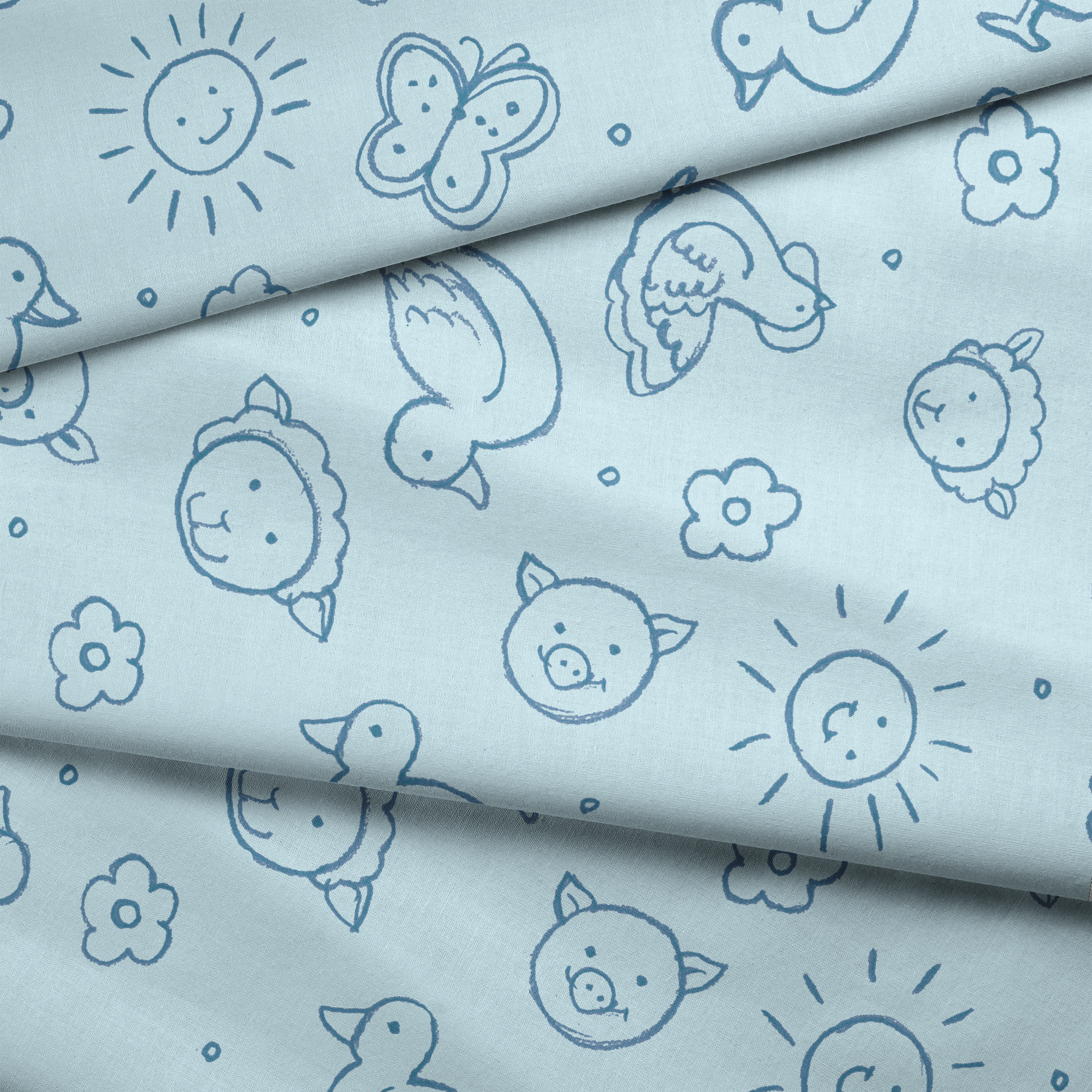 fabric fold mockup