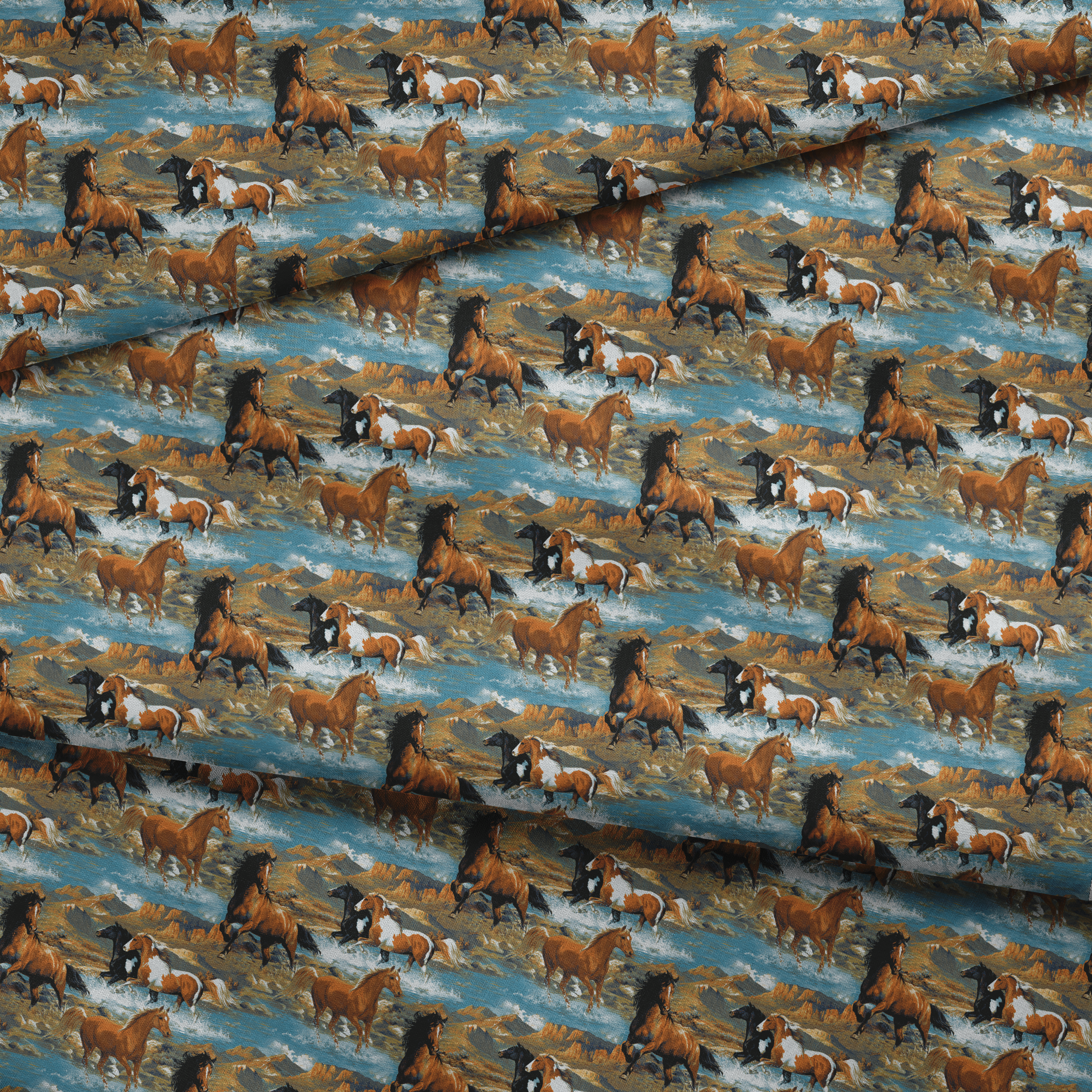 fabric fold mockup