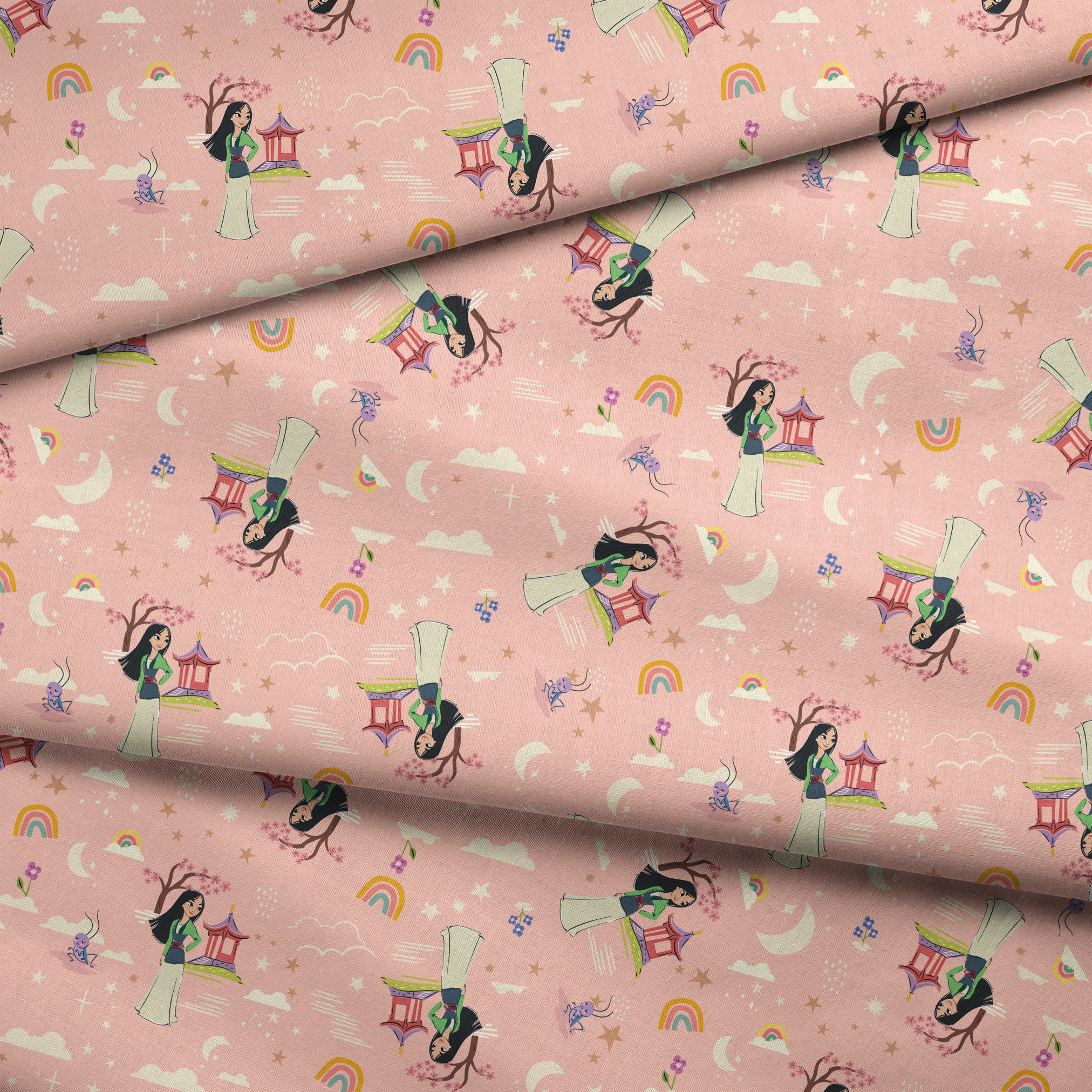 fabric fold mockup