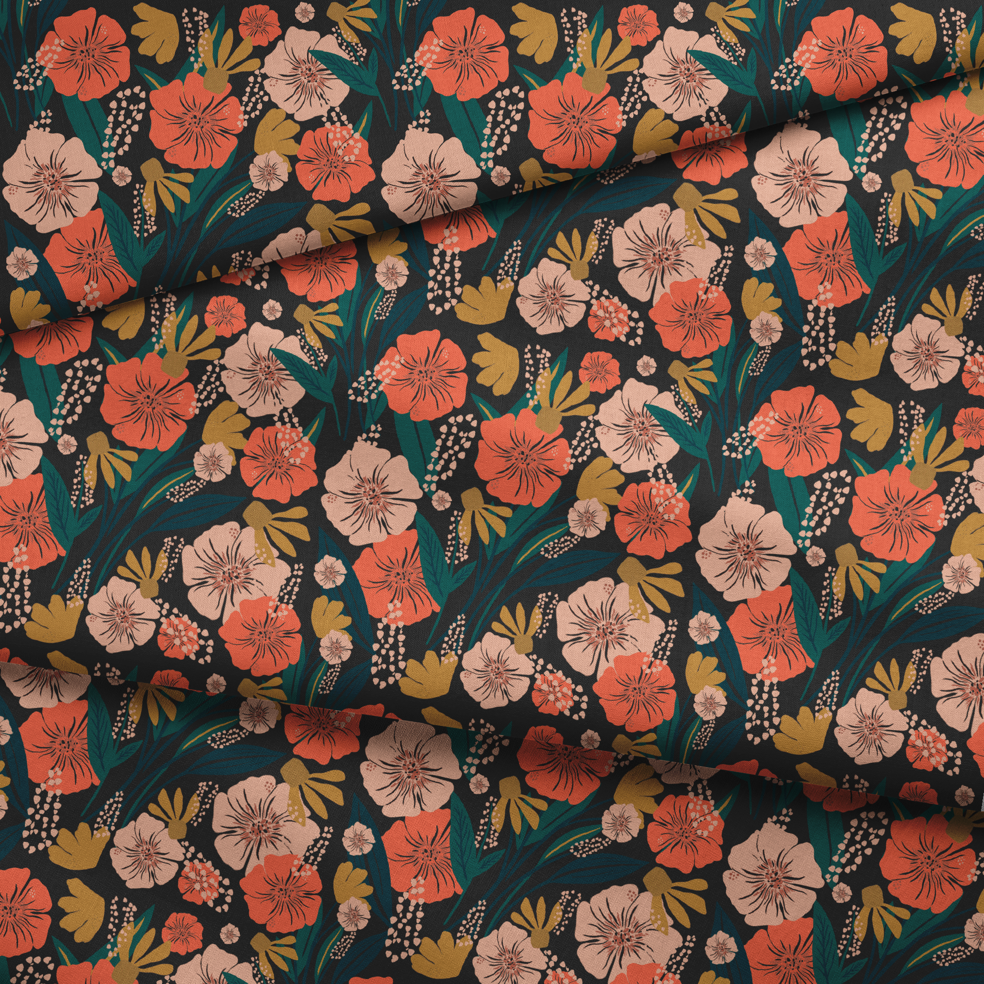 fabric fold mockup