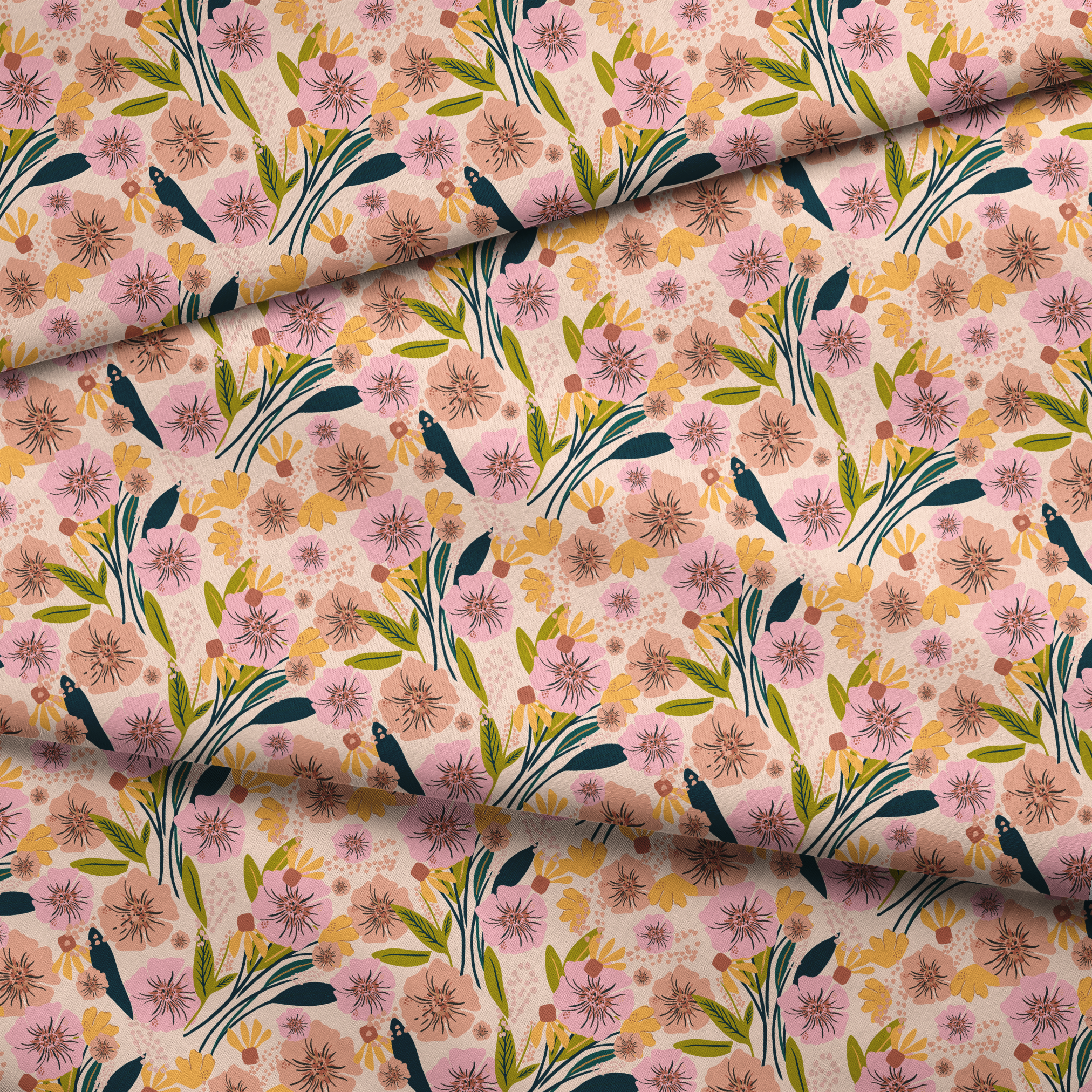fabric fold mockup
