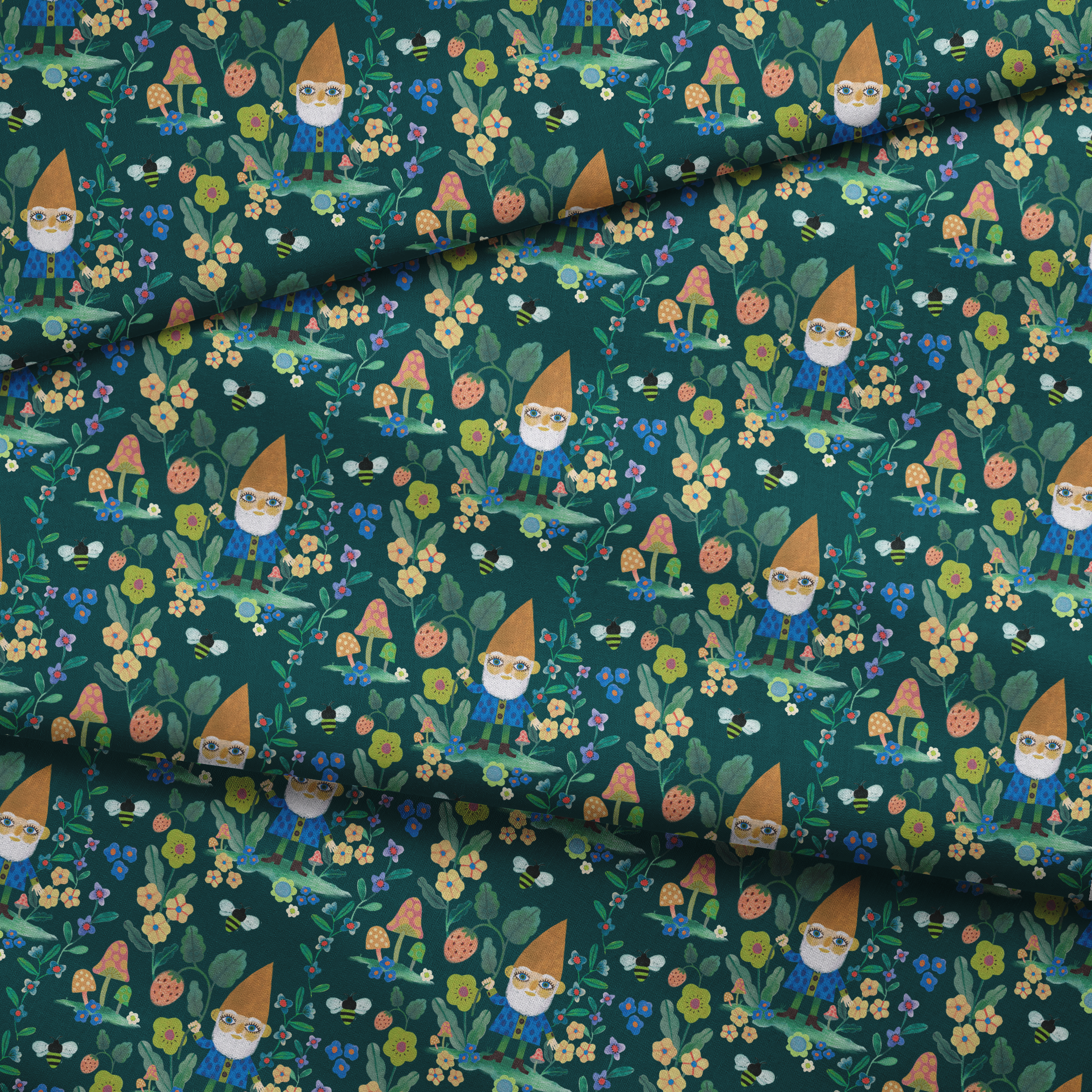 fabric fold mockup