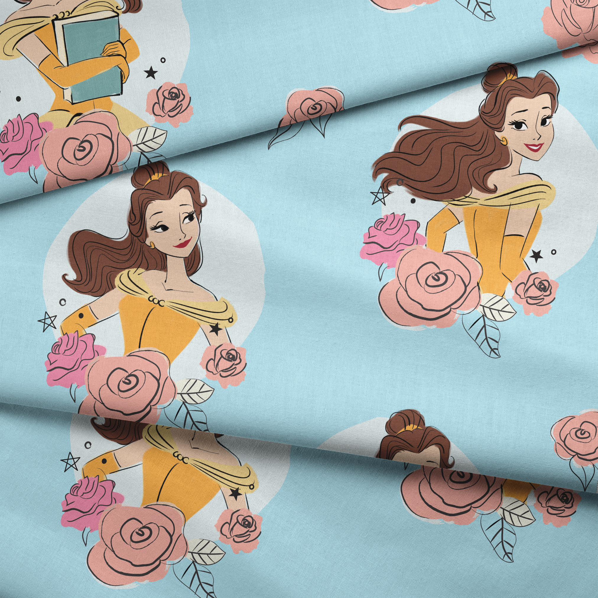 fabric fold mockup