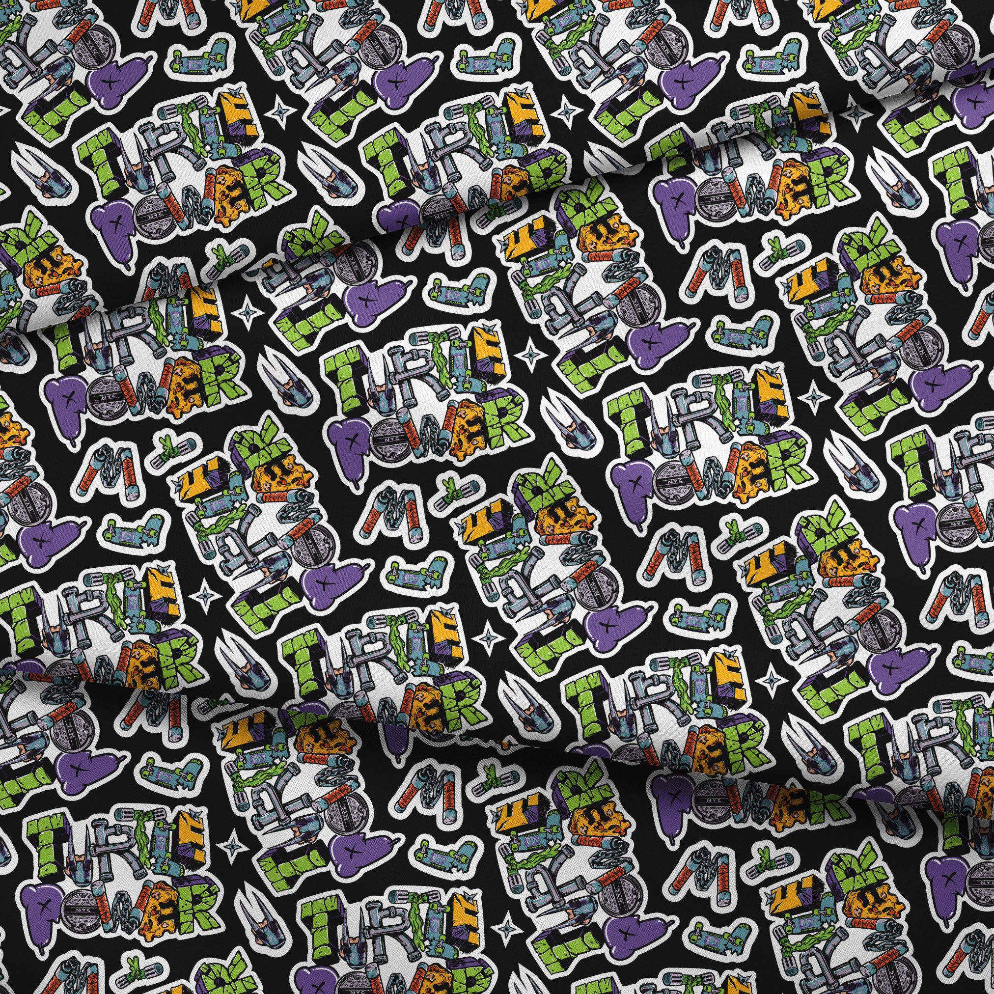 fabric fold mockup