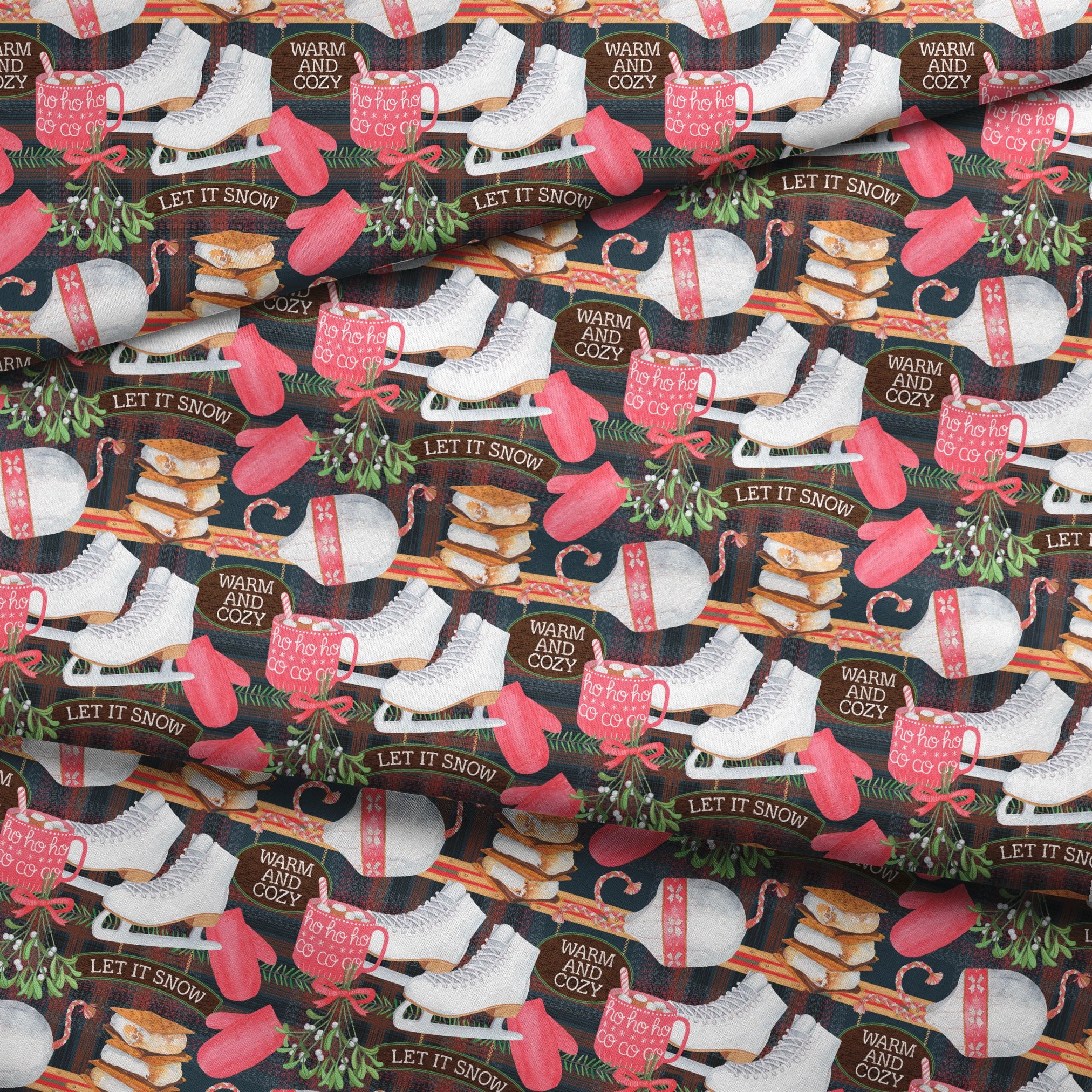 fabric fold mockup