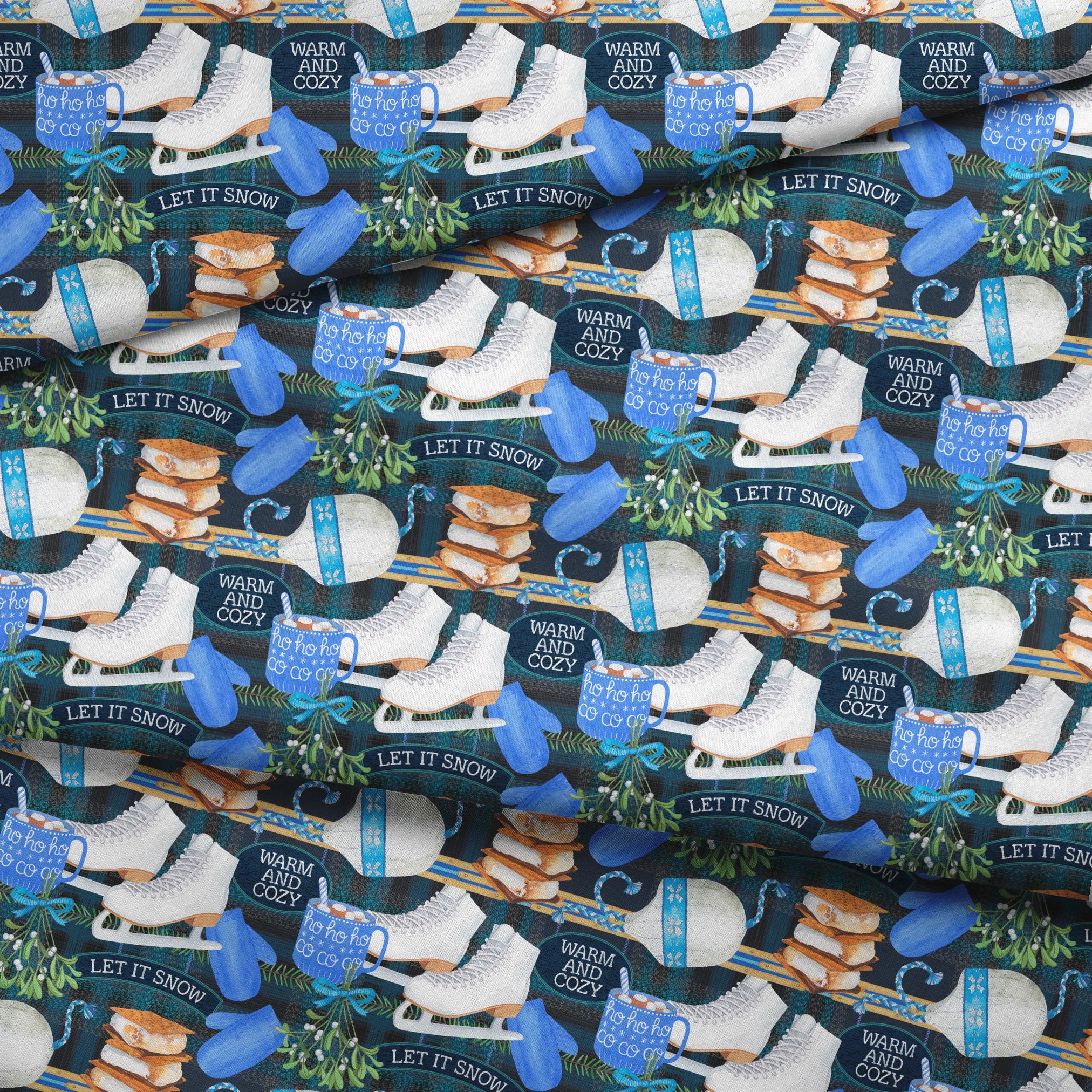 fabric fold mockup