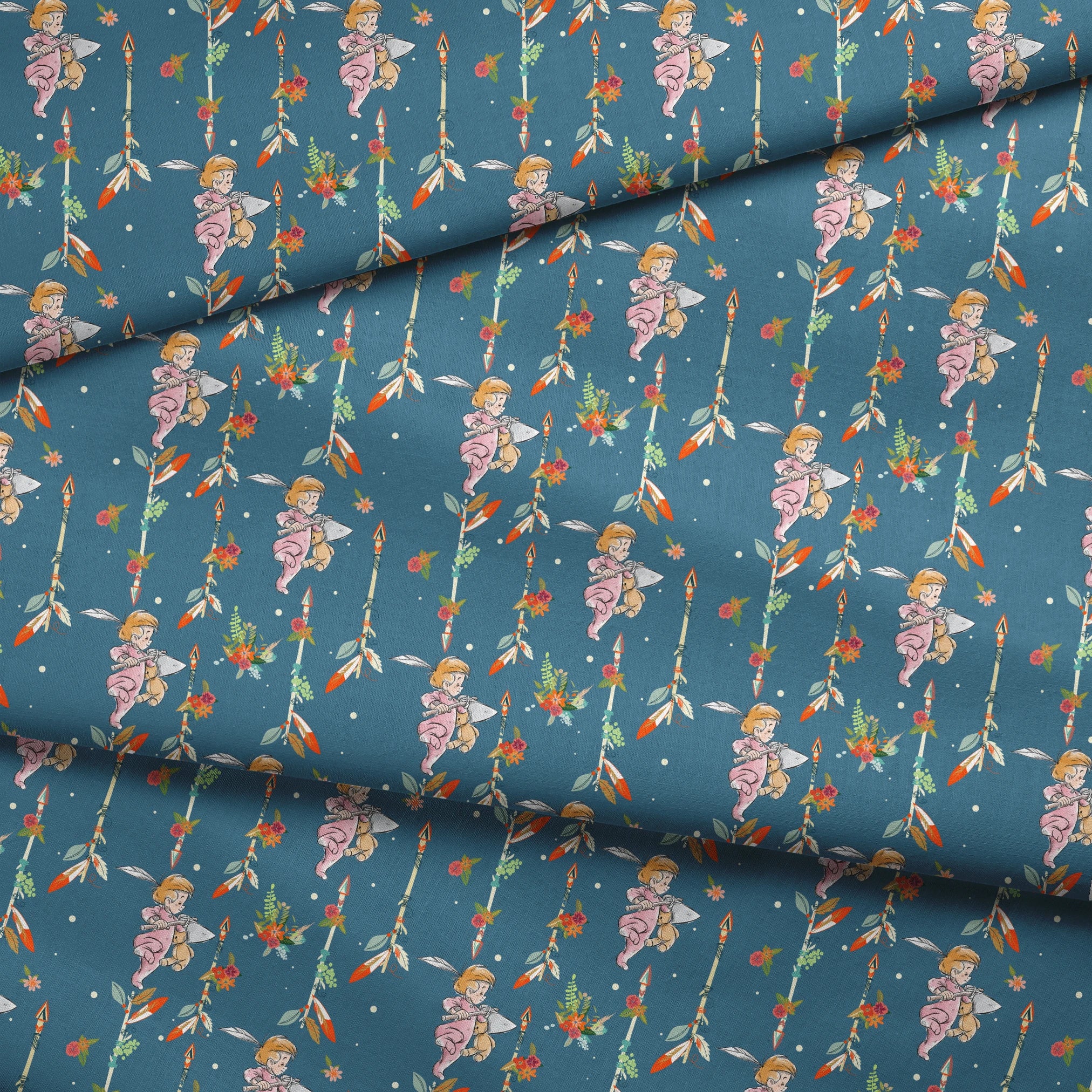 fabric fold mockup