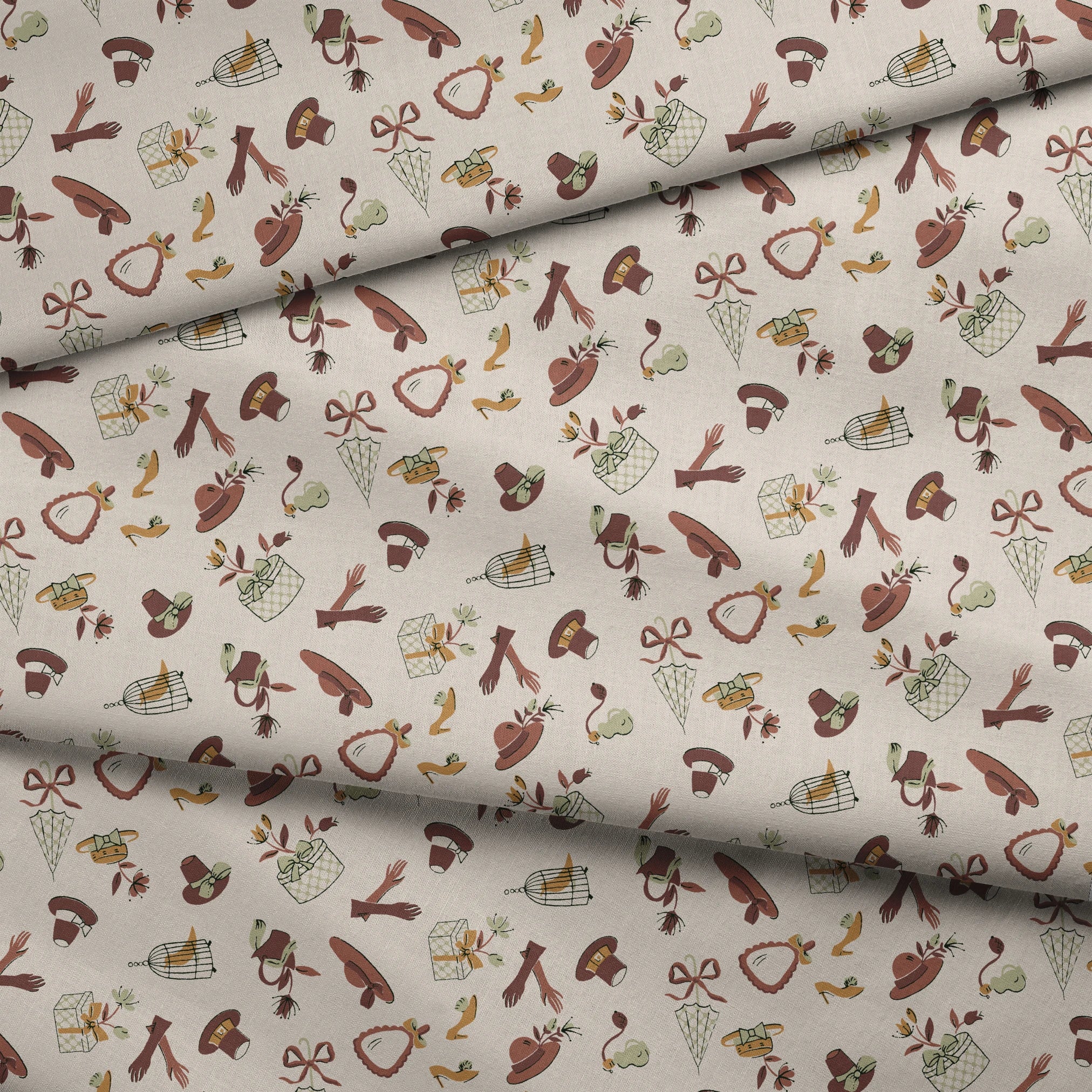 fabric fold mockup
