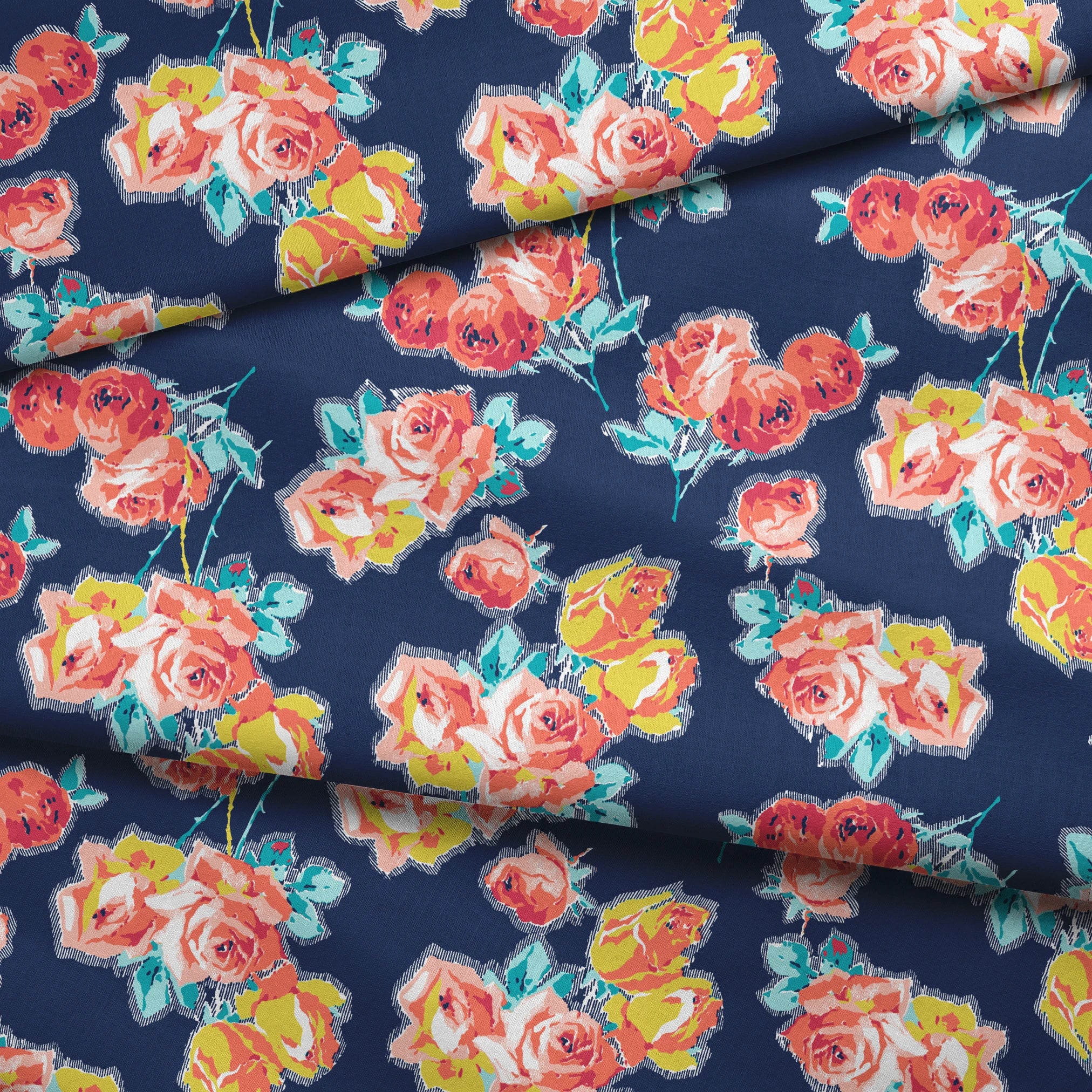 fabric fold mockup