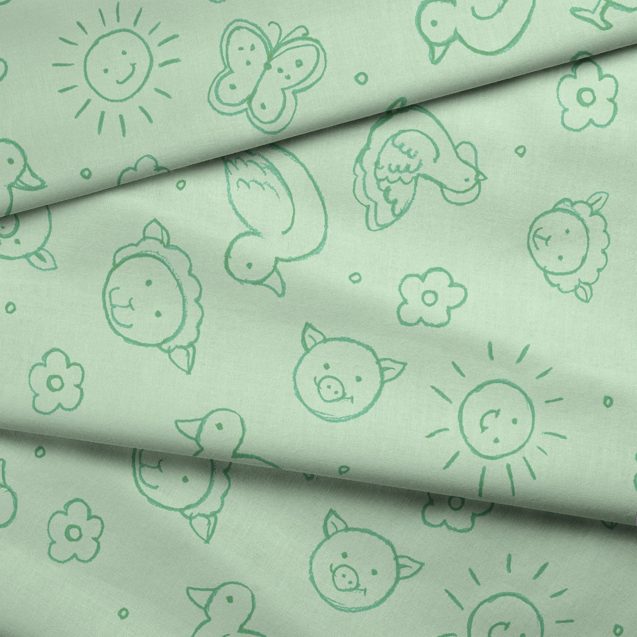 fabric fold mockup