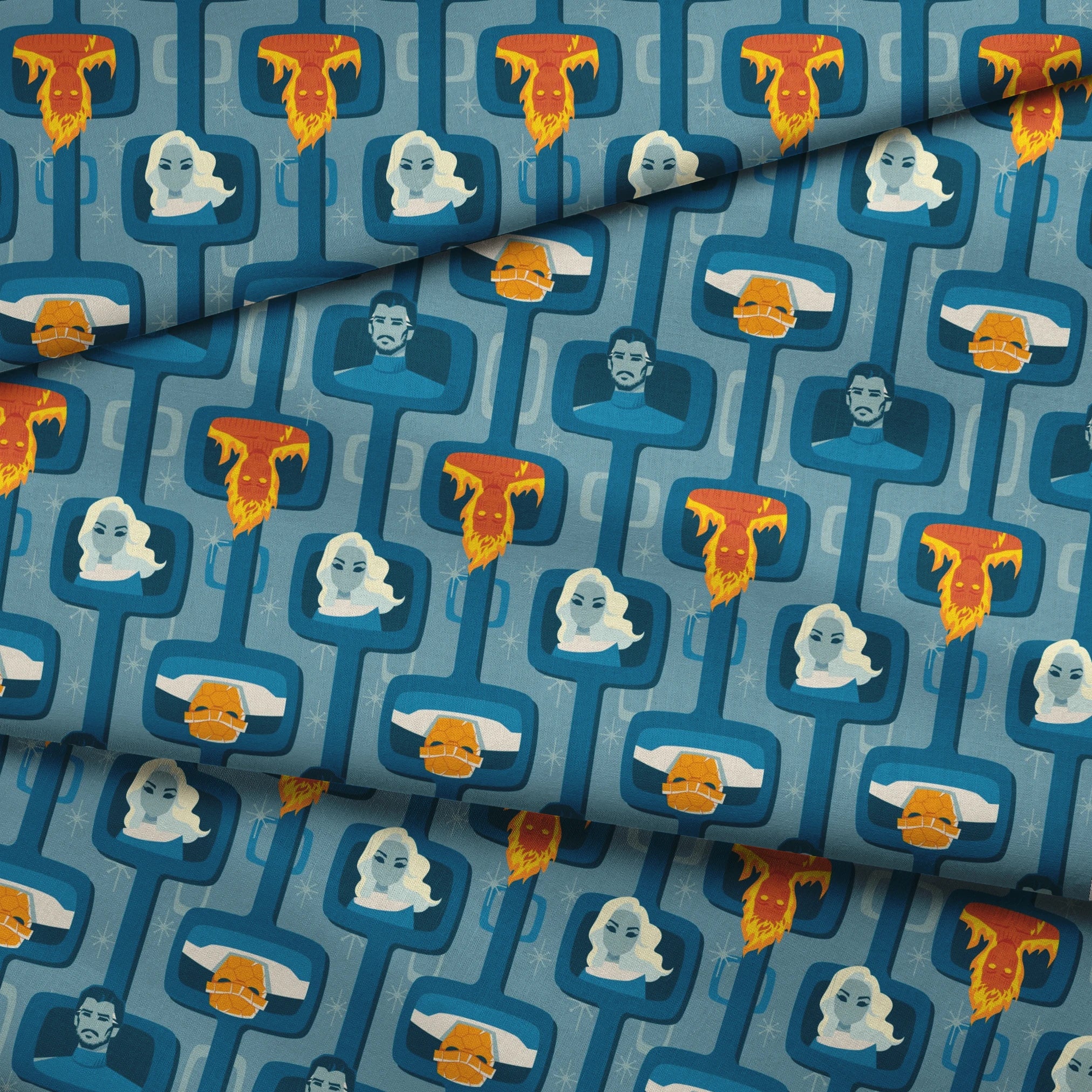 fabric fold mockup