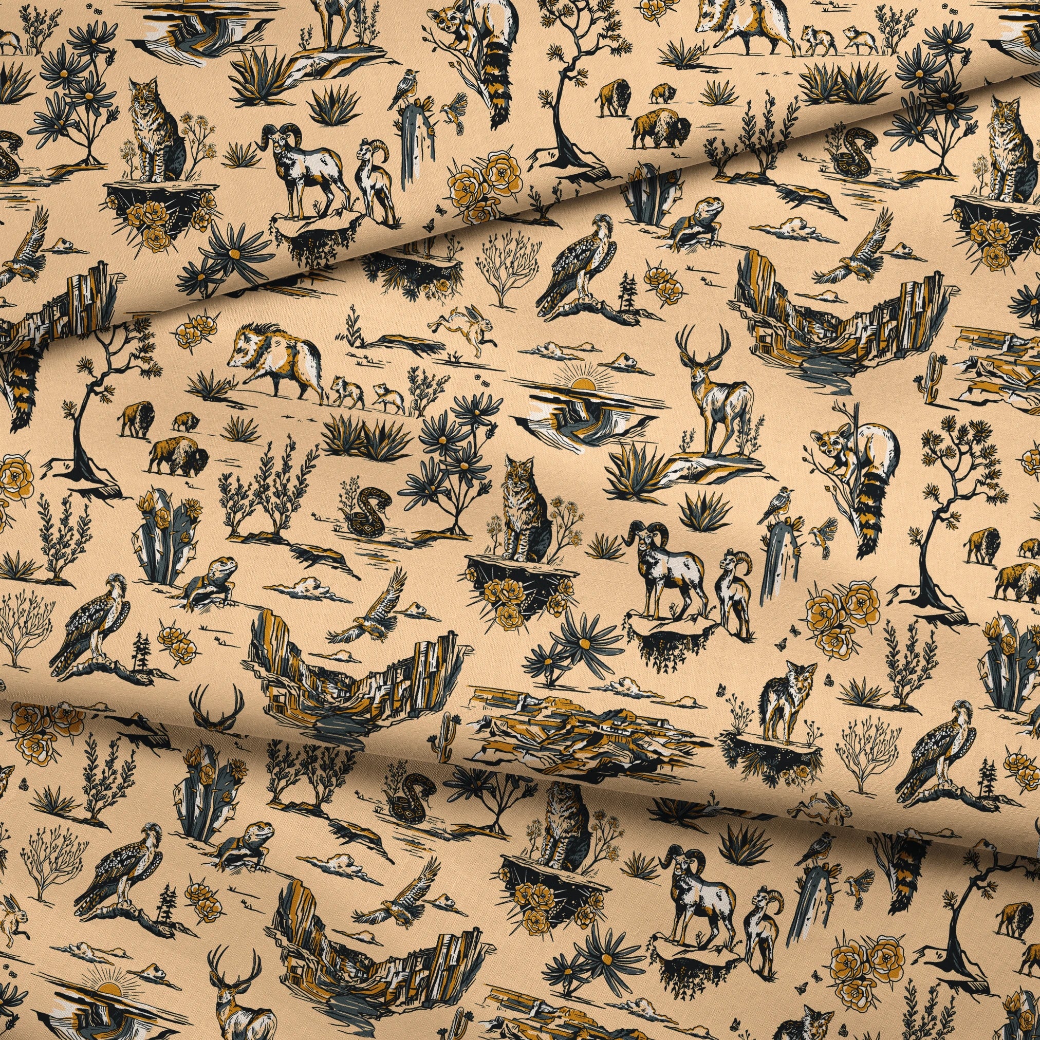 fabric fold mockup