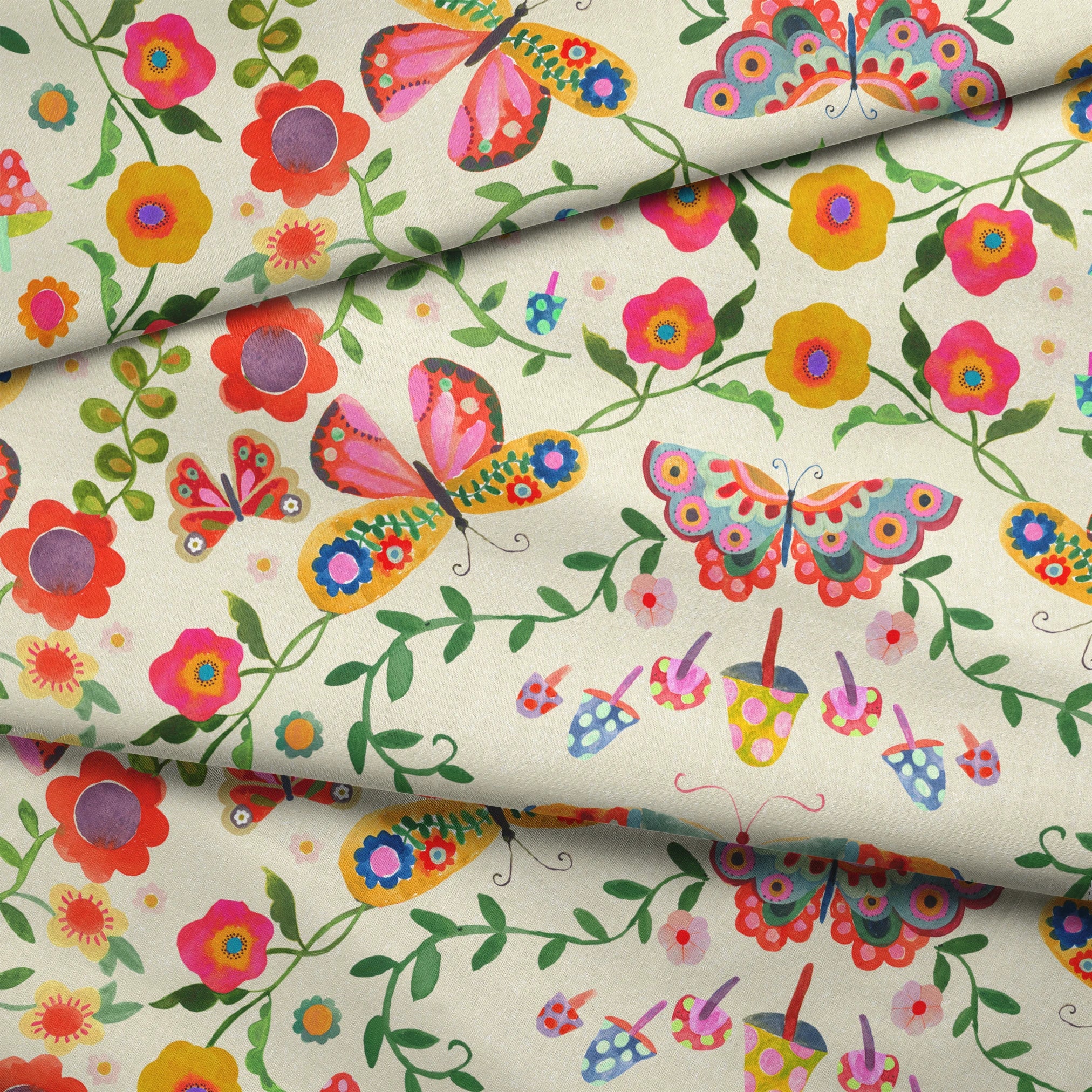 fabric fold mockup