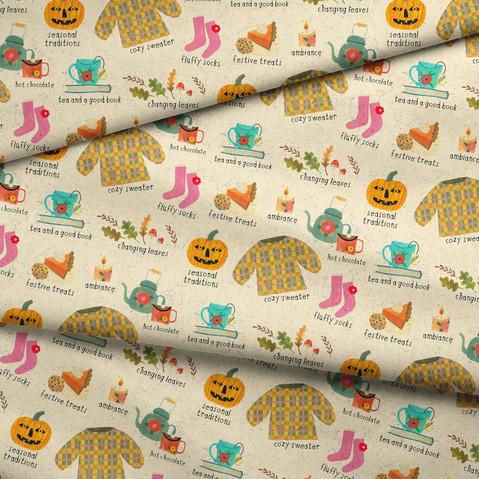 fabric fold mockup