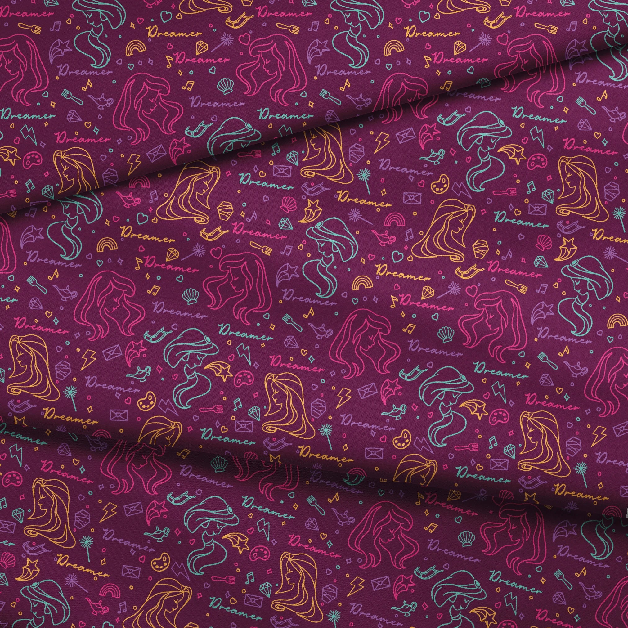 fabric fold mockup