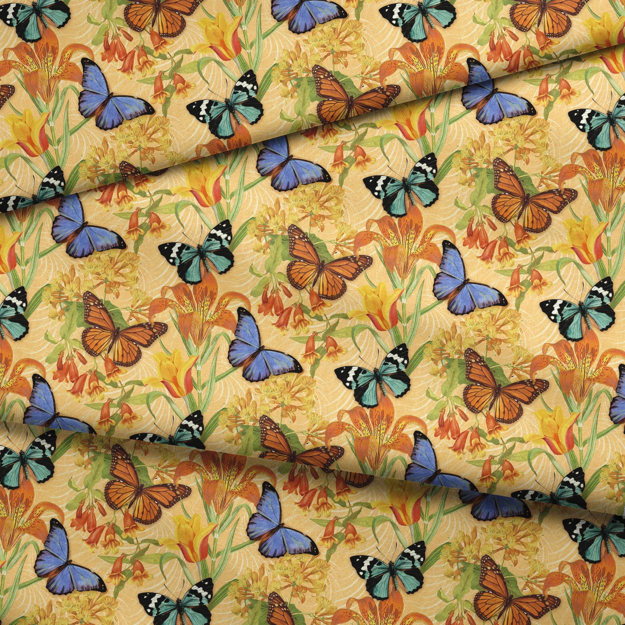 fabric fold mockup