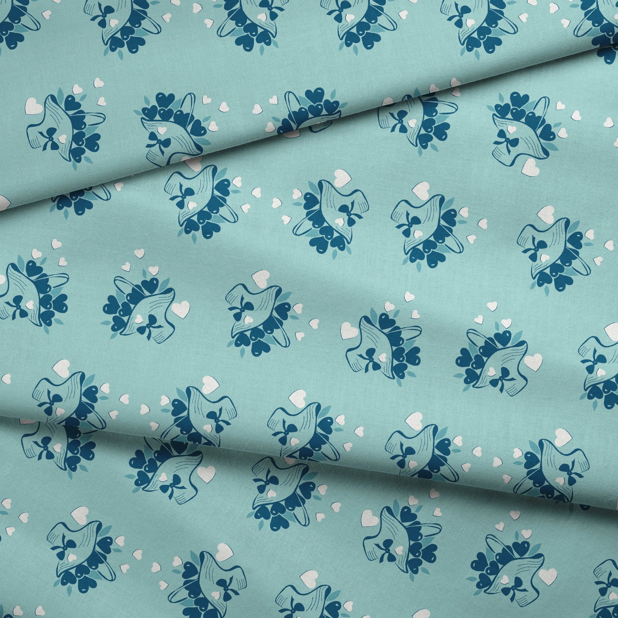 fabric fold mockup