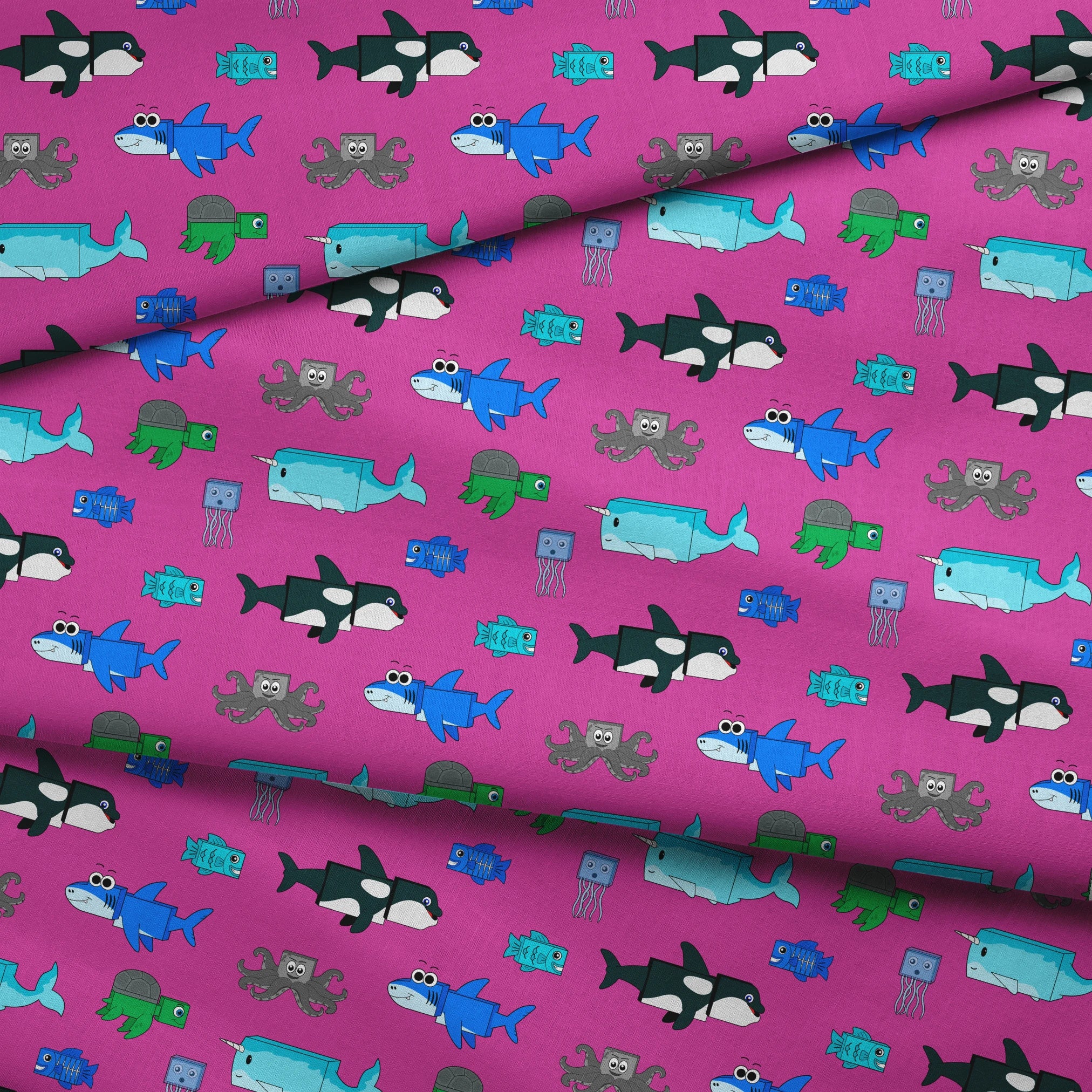 fabric fold mockup