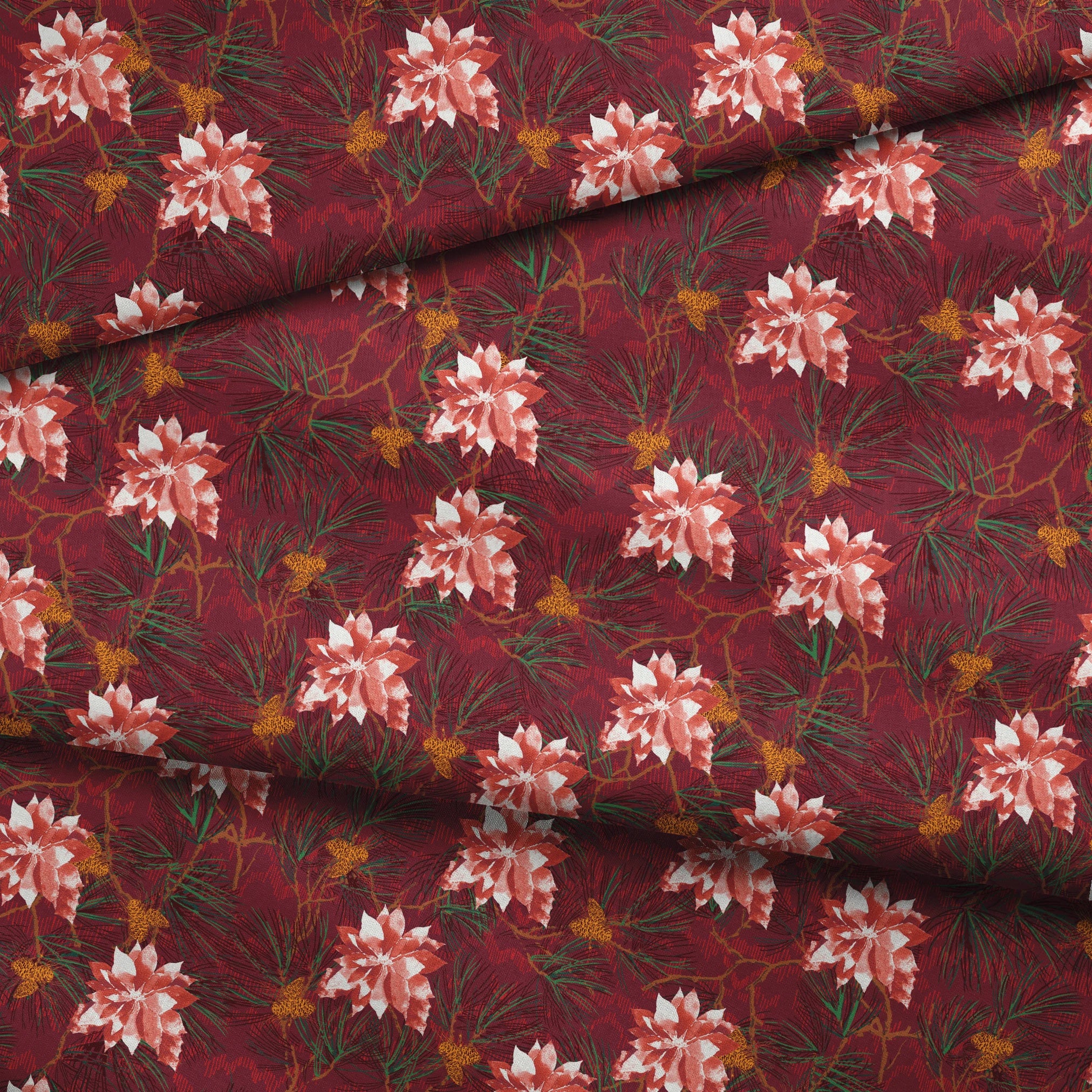 fabric fold mockup