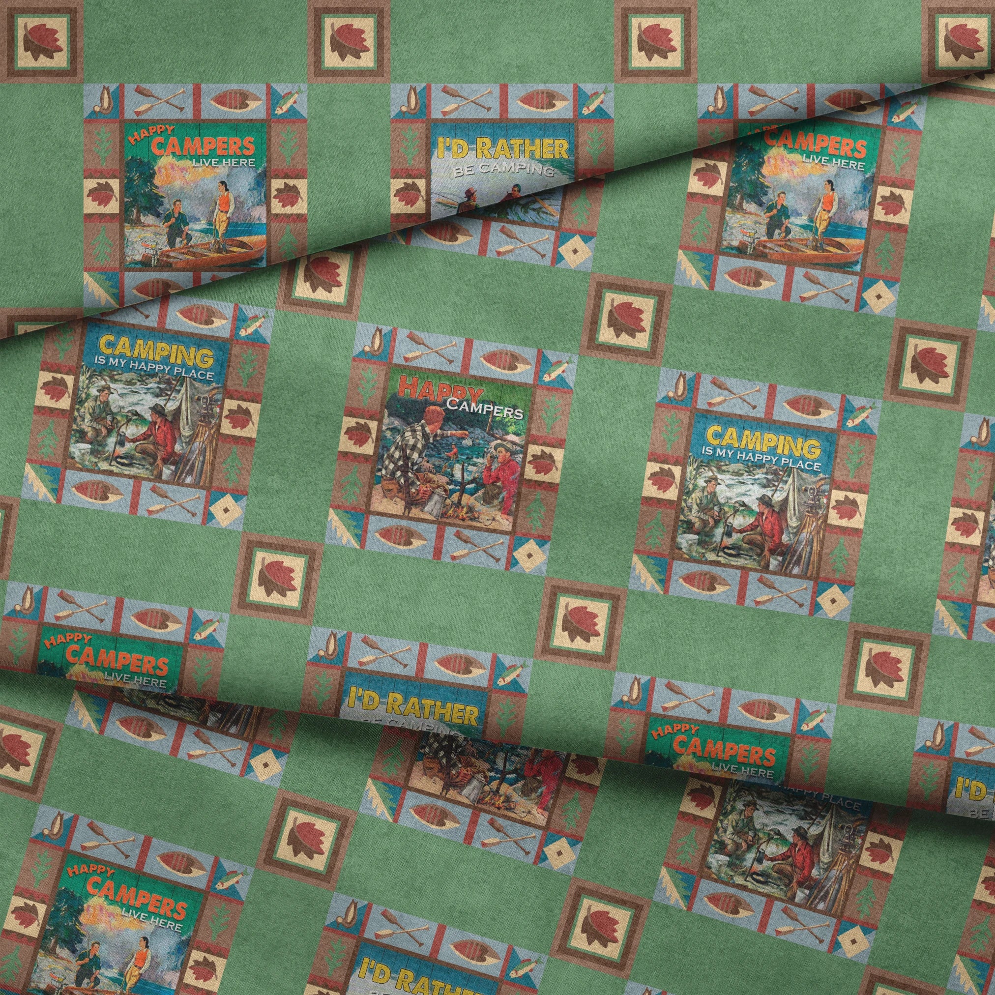 fabric fold mockup