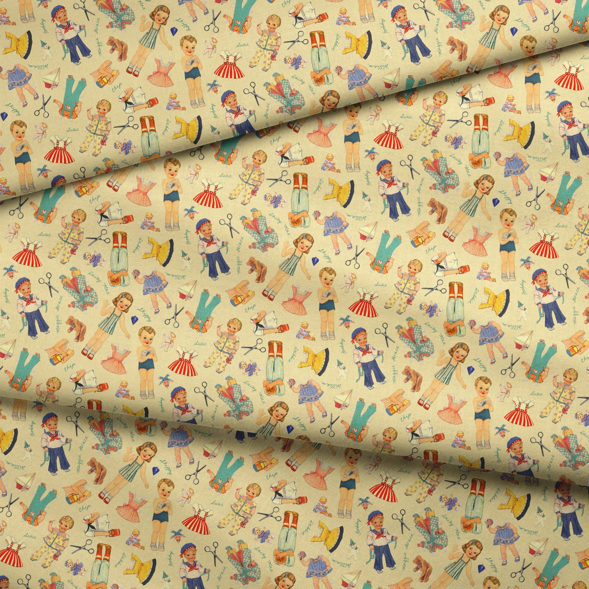 fabric fold mockup