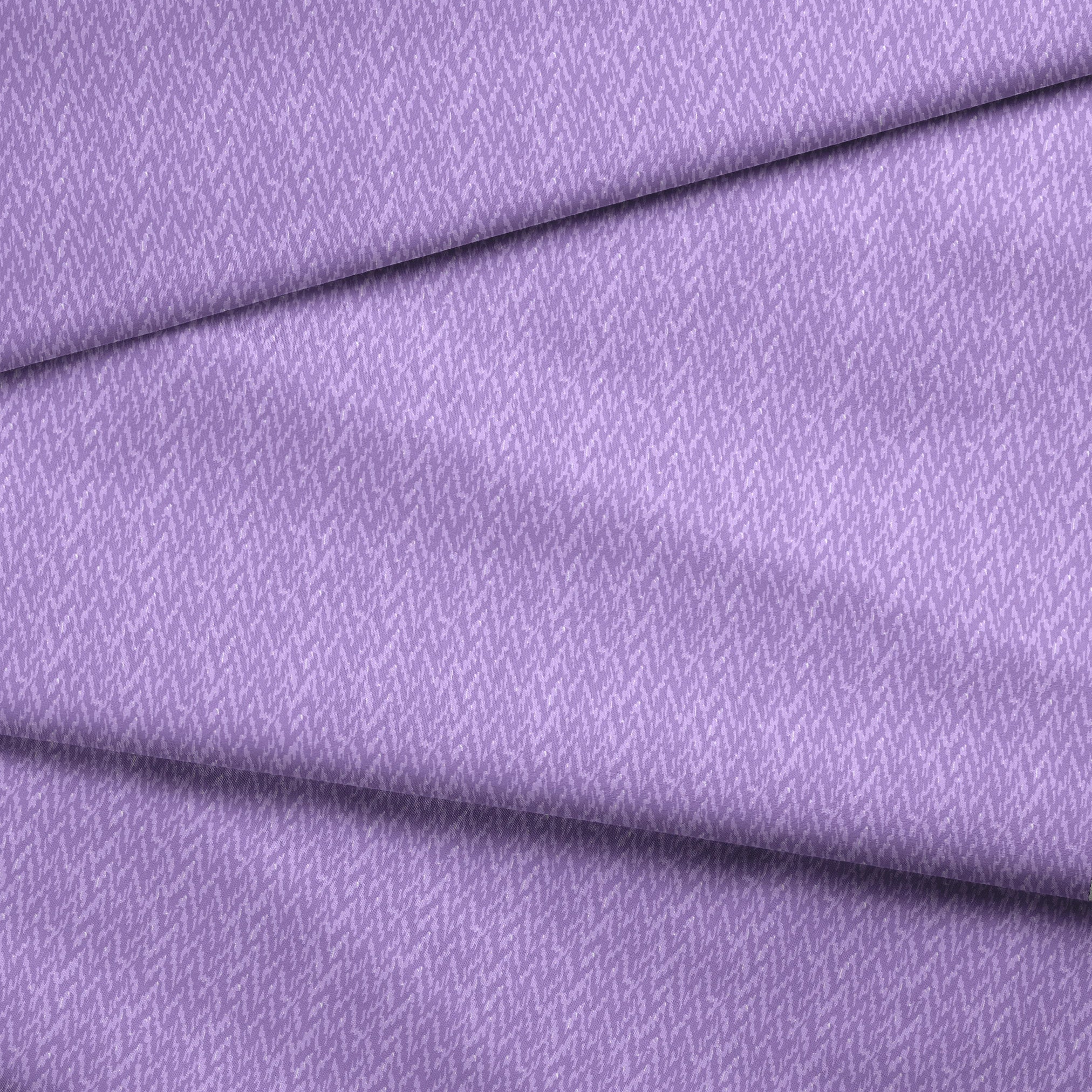 Abstract purple pattern with light lavender irregular vertical streaks on medium purple background fabric fold mockup