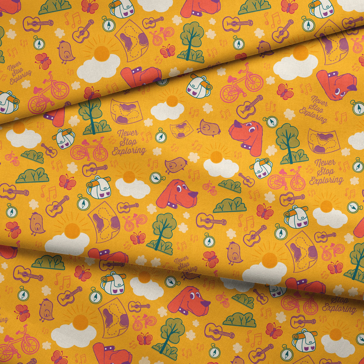 fabric fold mockup