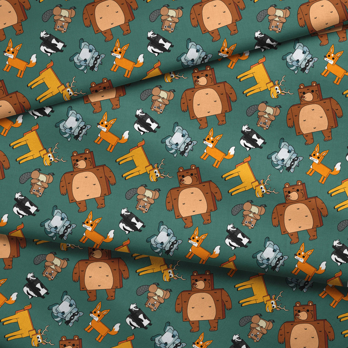 fabric fold mockup