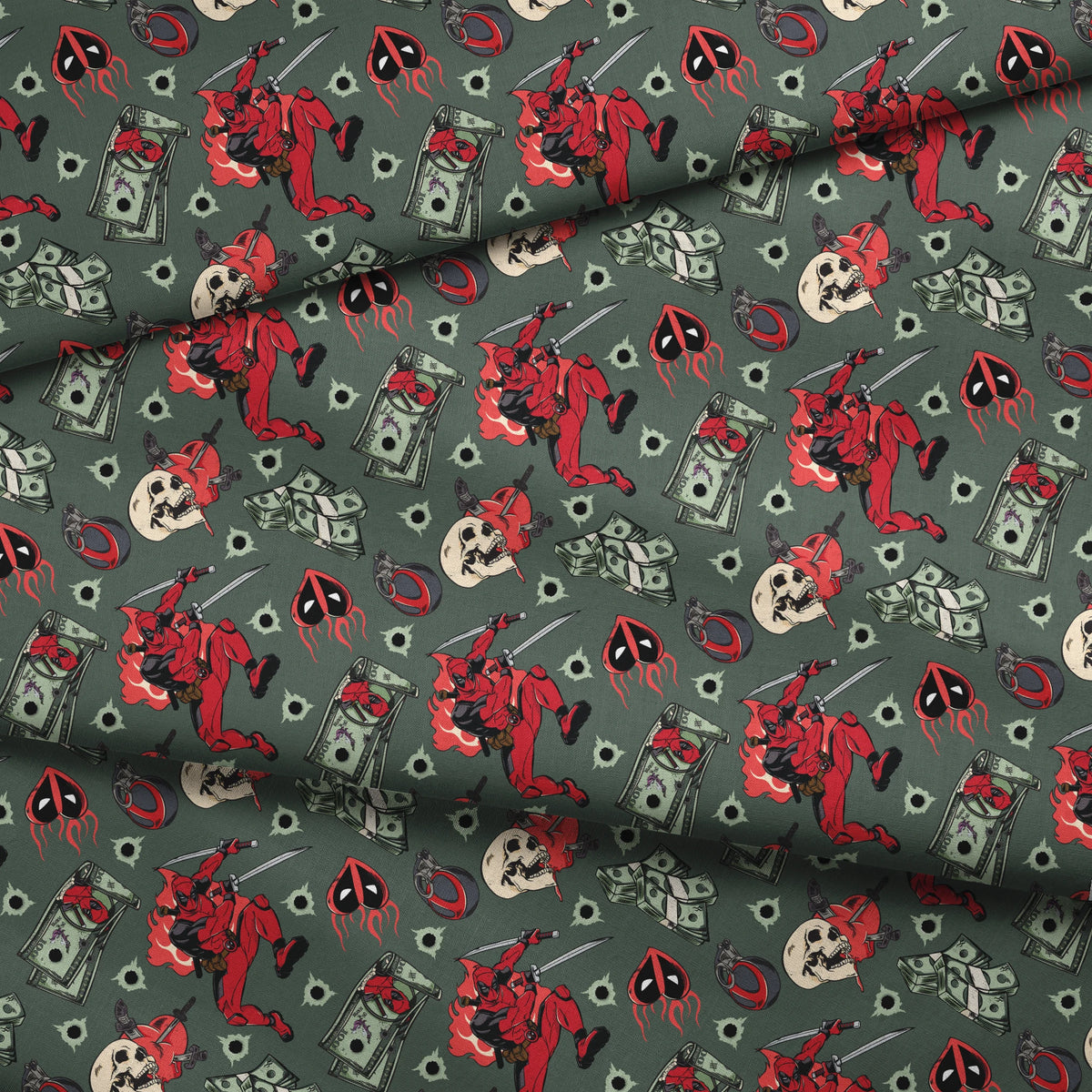 fabric fold mockup