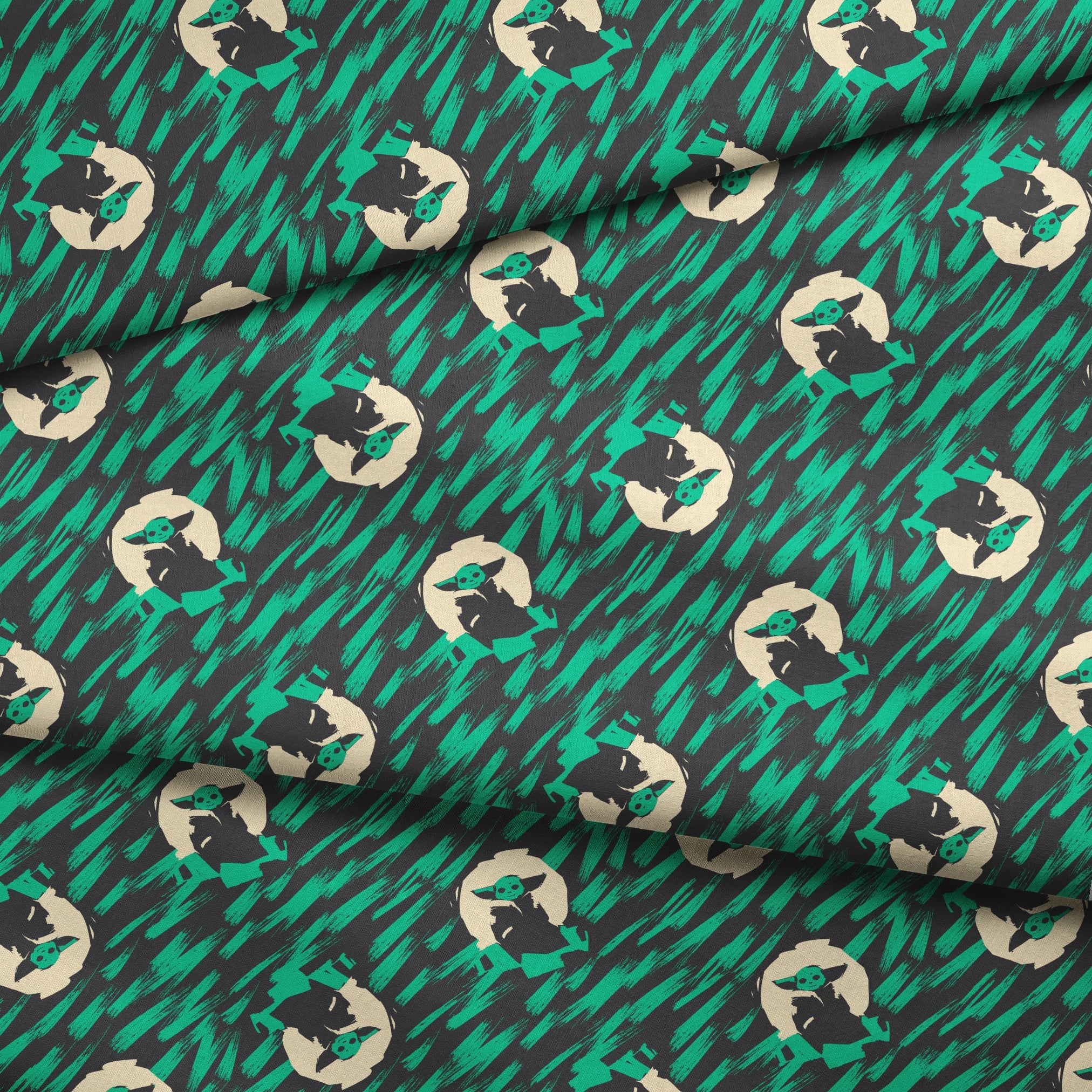 fabric fold mockup