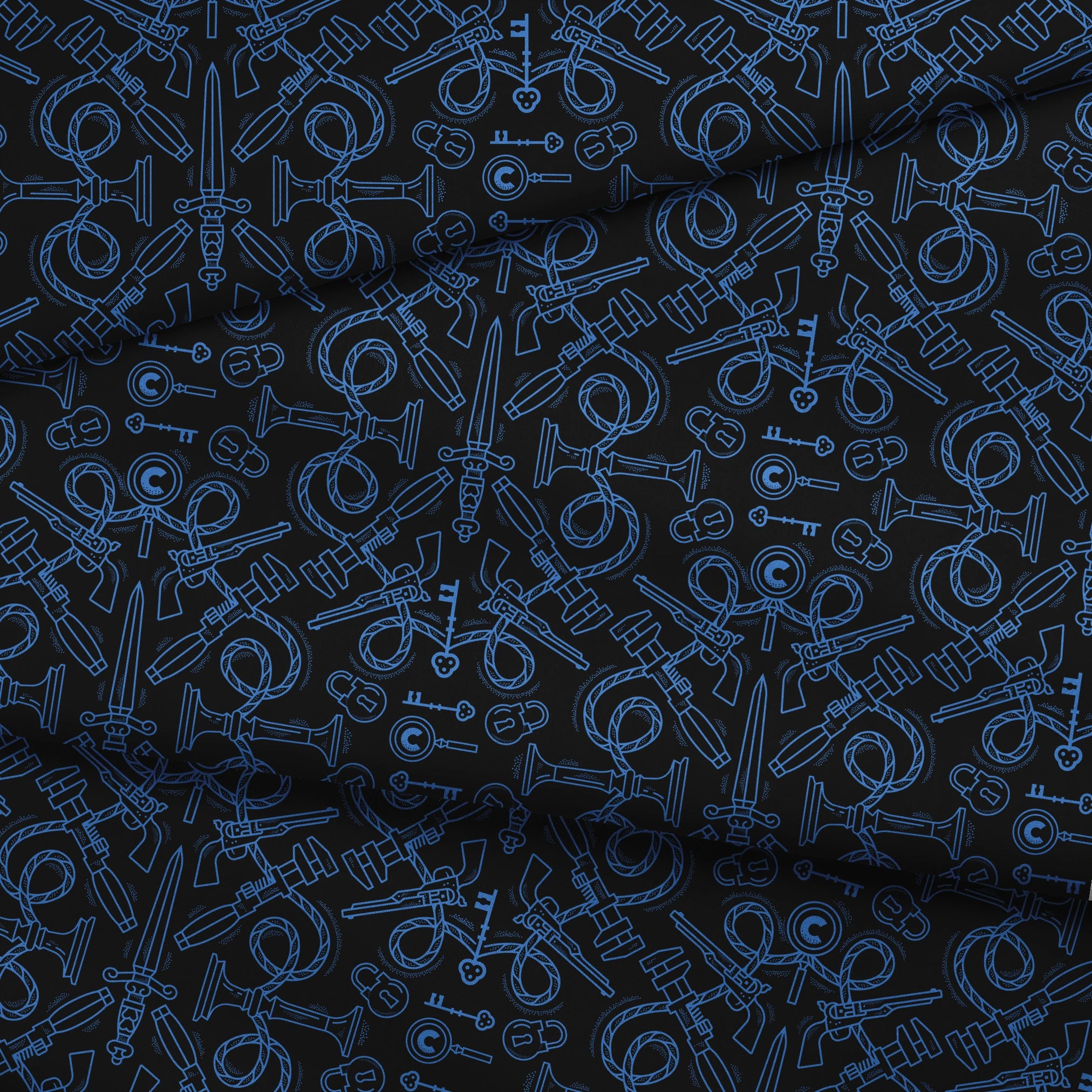 fabric fold mockup