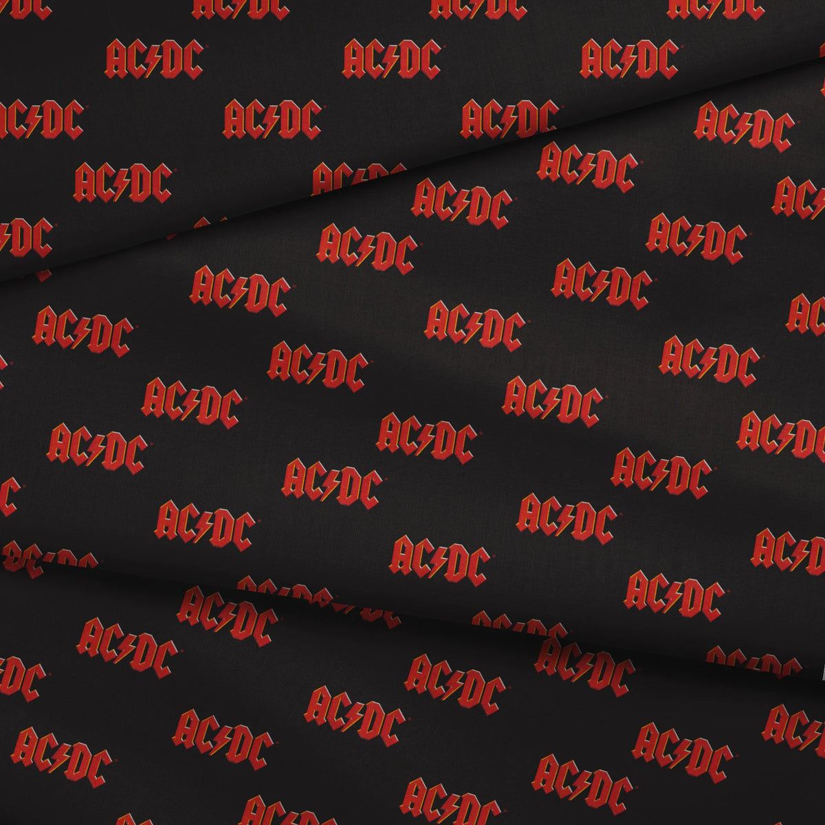AC/DC Classic Logo Fabric