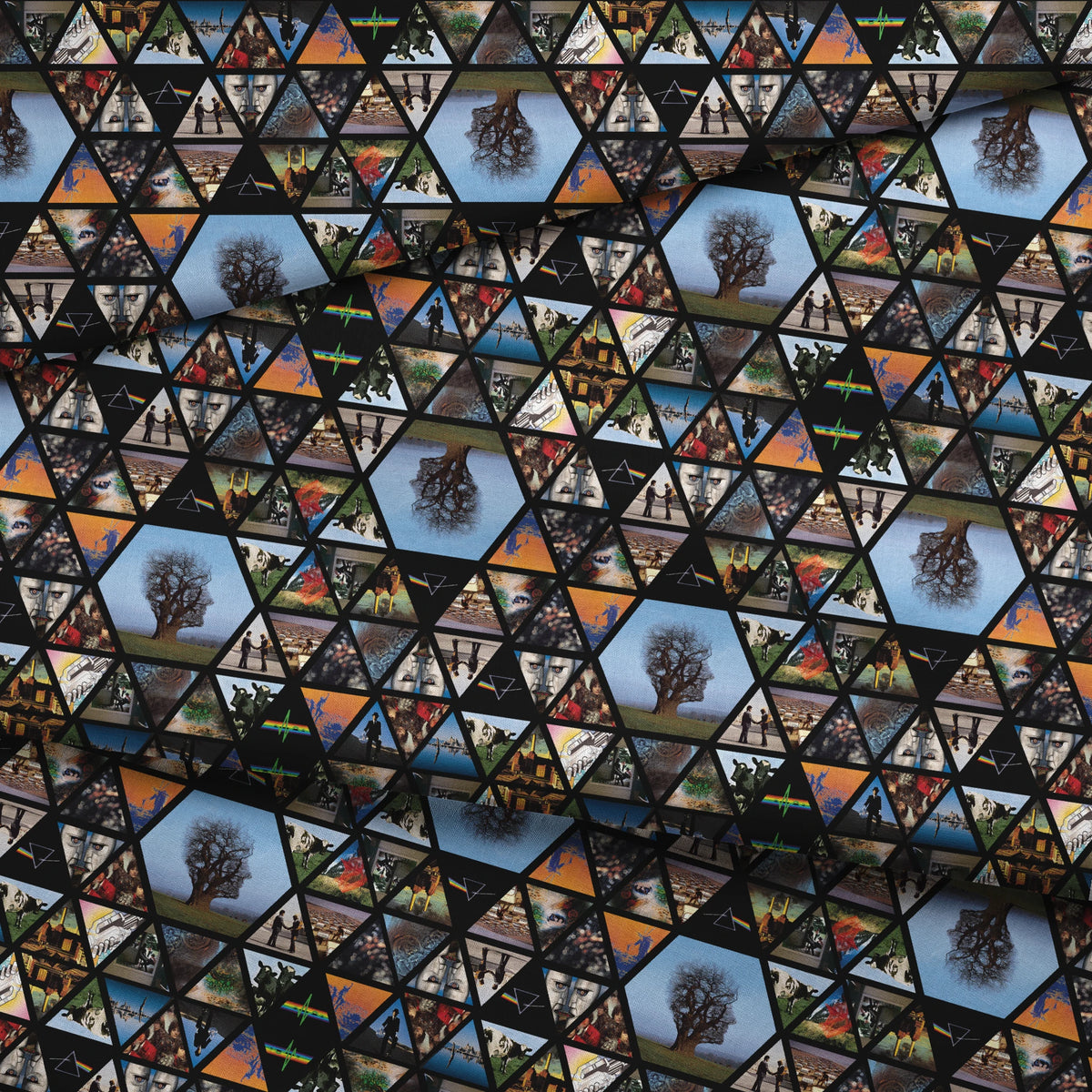 Pink Floyd Album Prisms Fabric