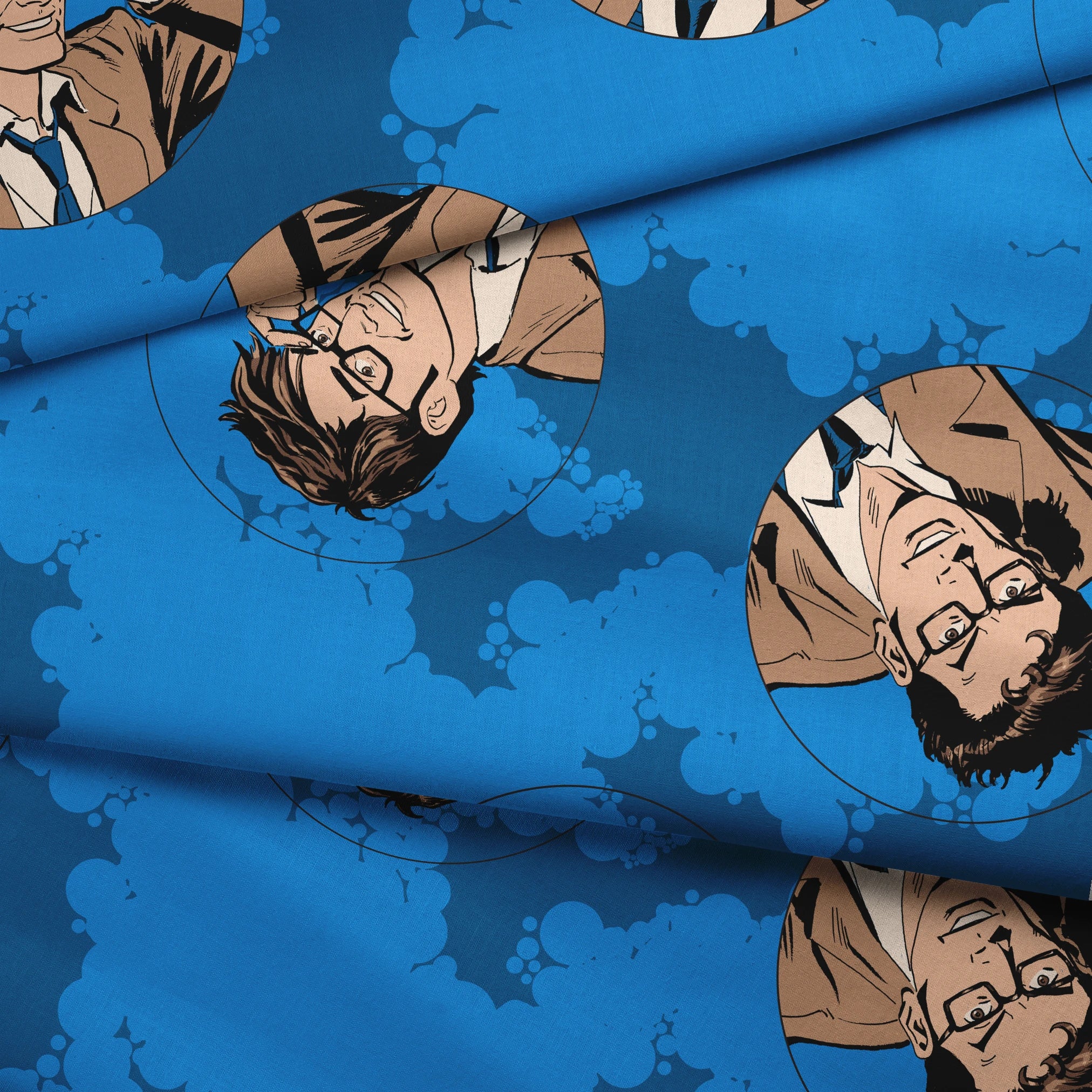 fabric fold mockup
