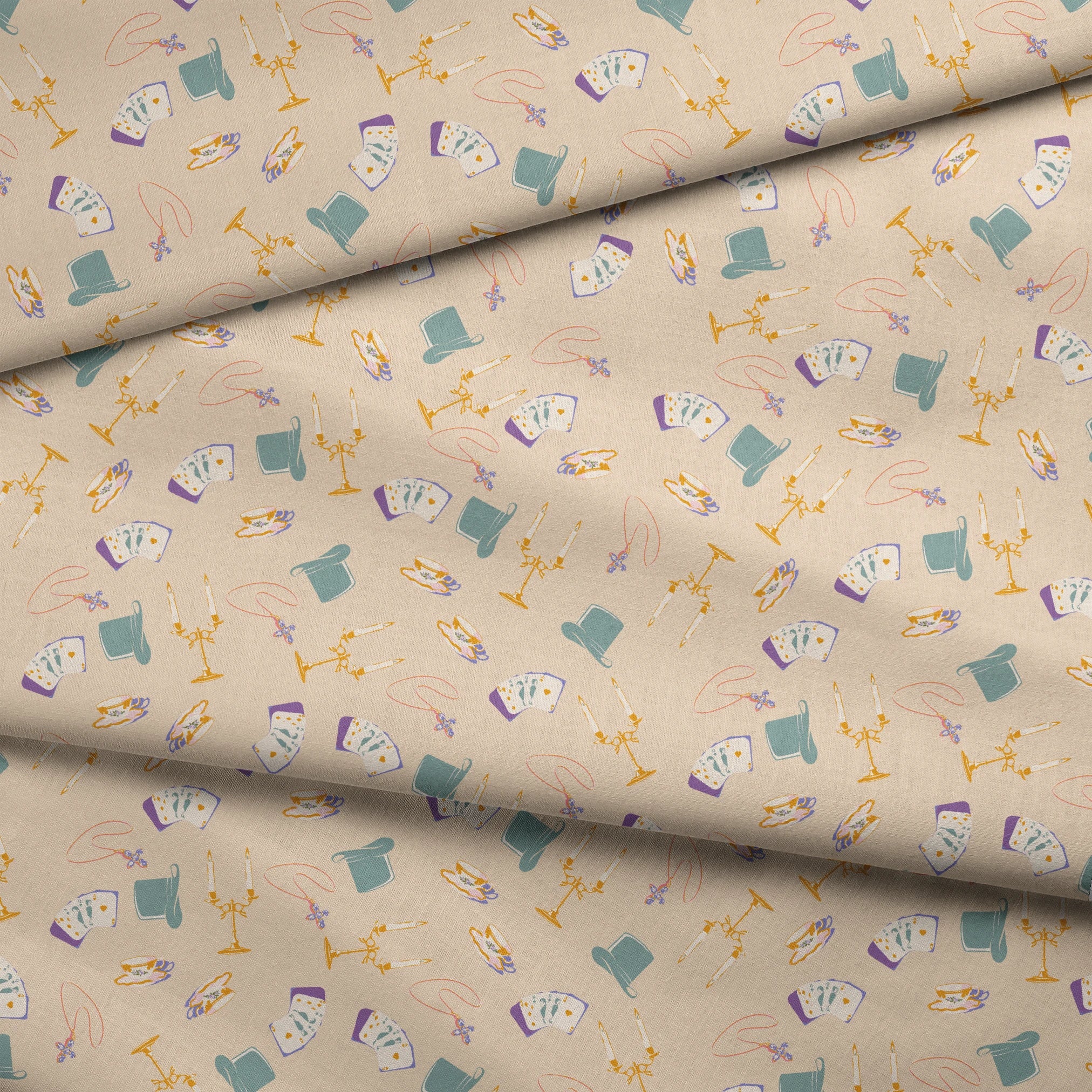 fabric fold mockup
