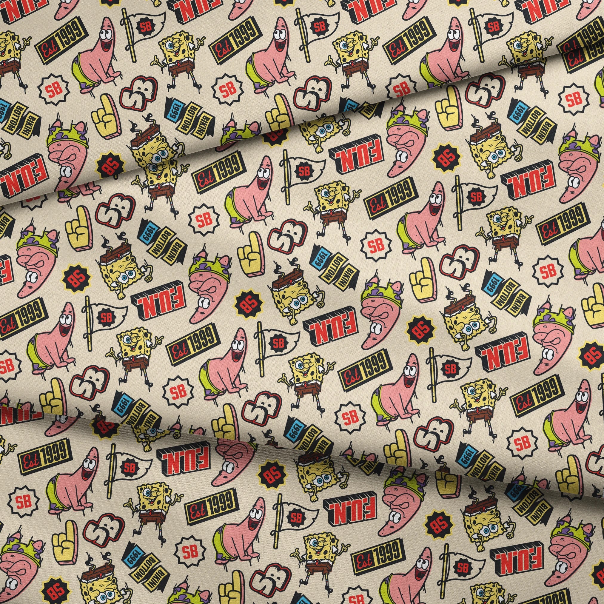 fabric fold mockup