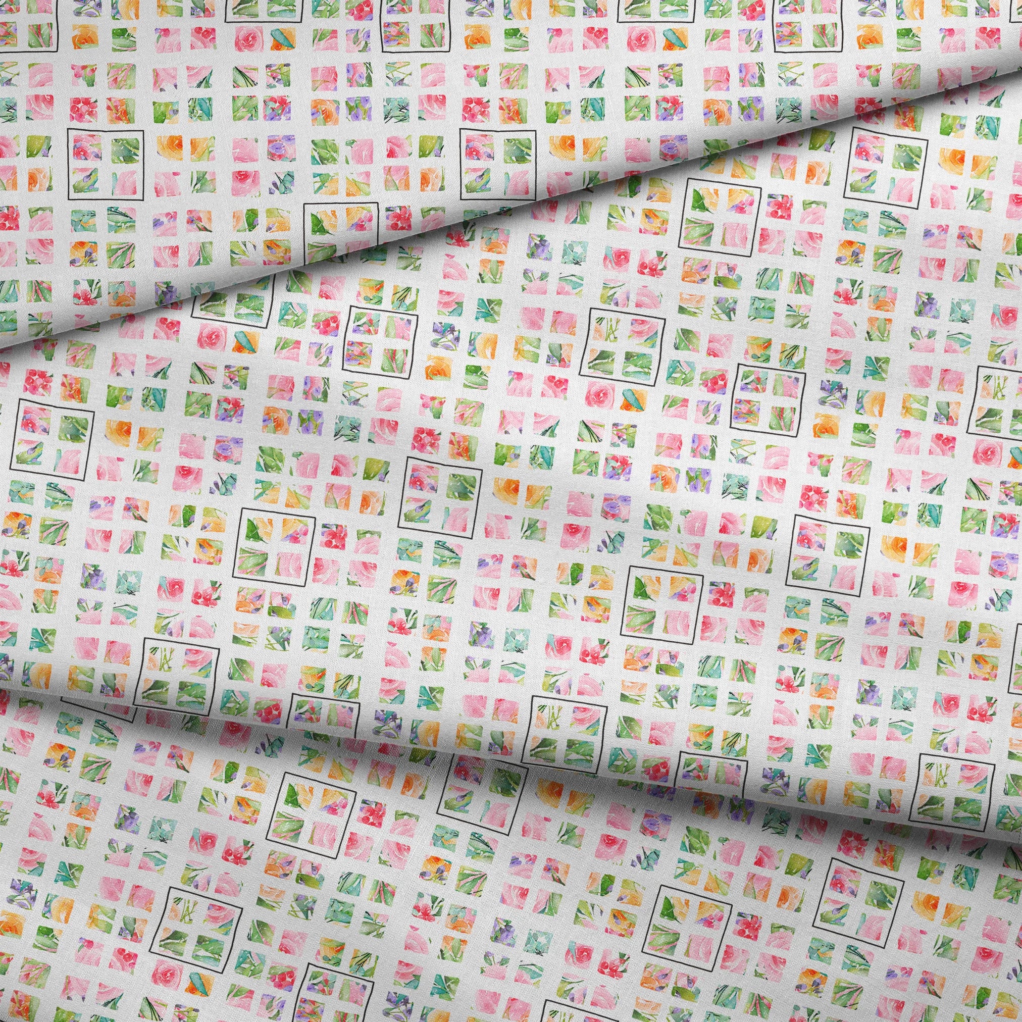 fabric fold mockup